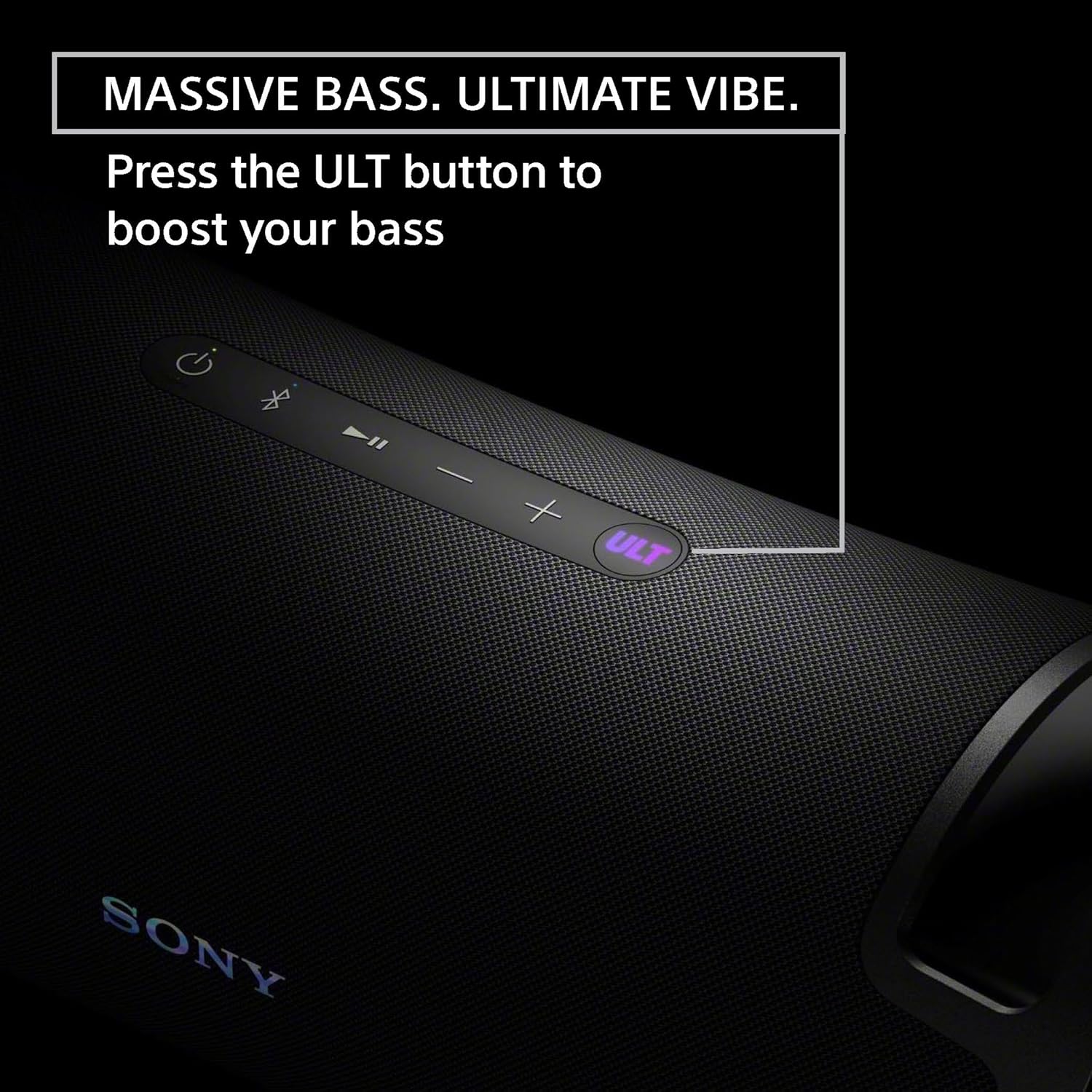 Sony New Launch ULT Field 7 Wireless Bluetooth Portable Speaker with 30Hrs Battery, ULT Button(2 Modes) for Massive Bass, Comfortable Handle - Unboxed