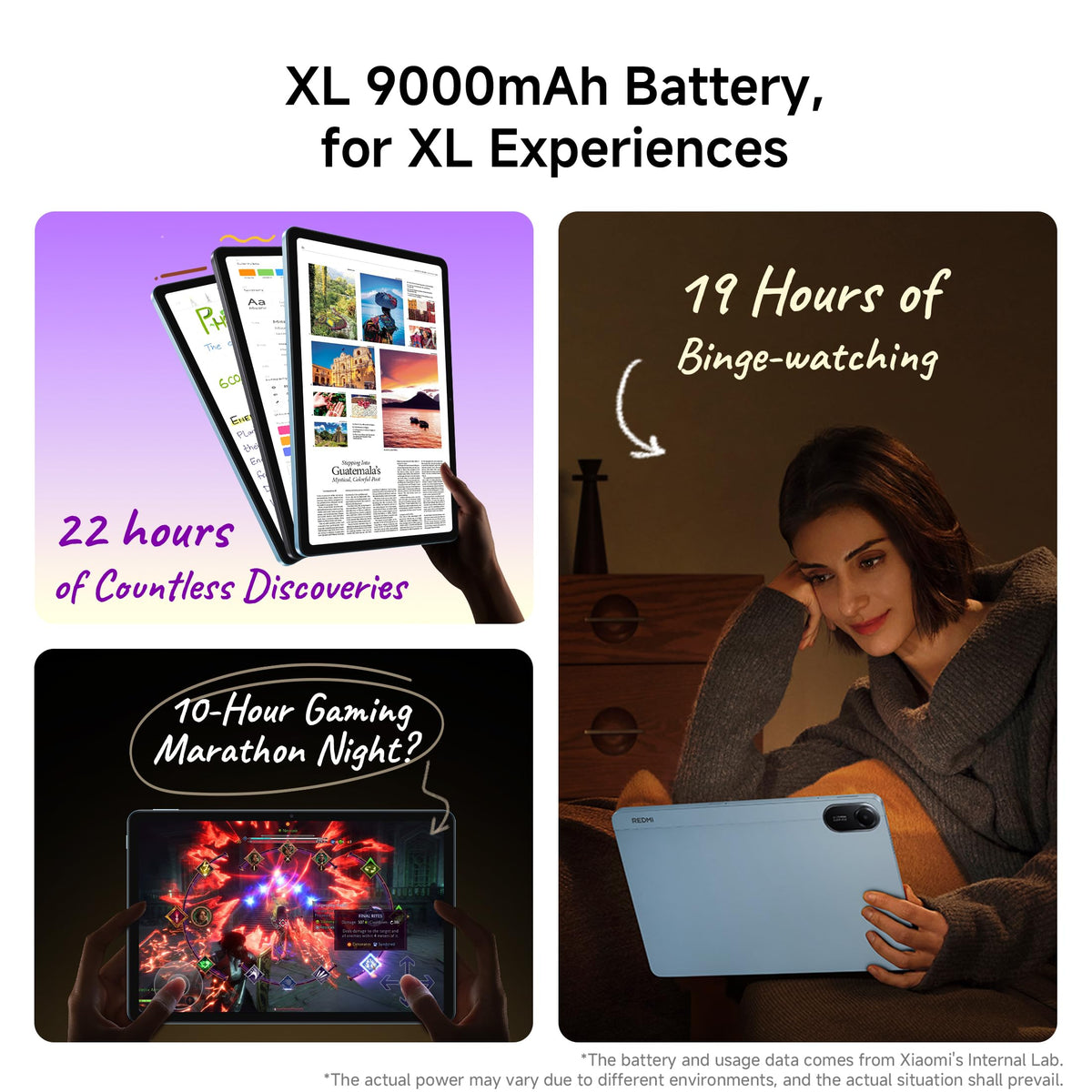 Redmi Pad 2, 11-inch (27.94 CM), LCD Display - 2.5K Sharp & Clear, Quad Speakers, Dolby Atmos - Unboxed