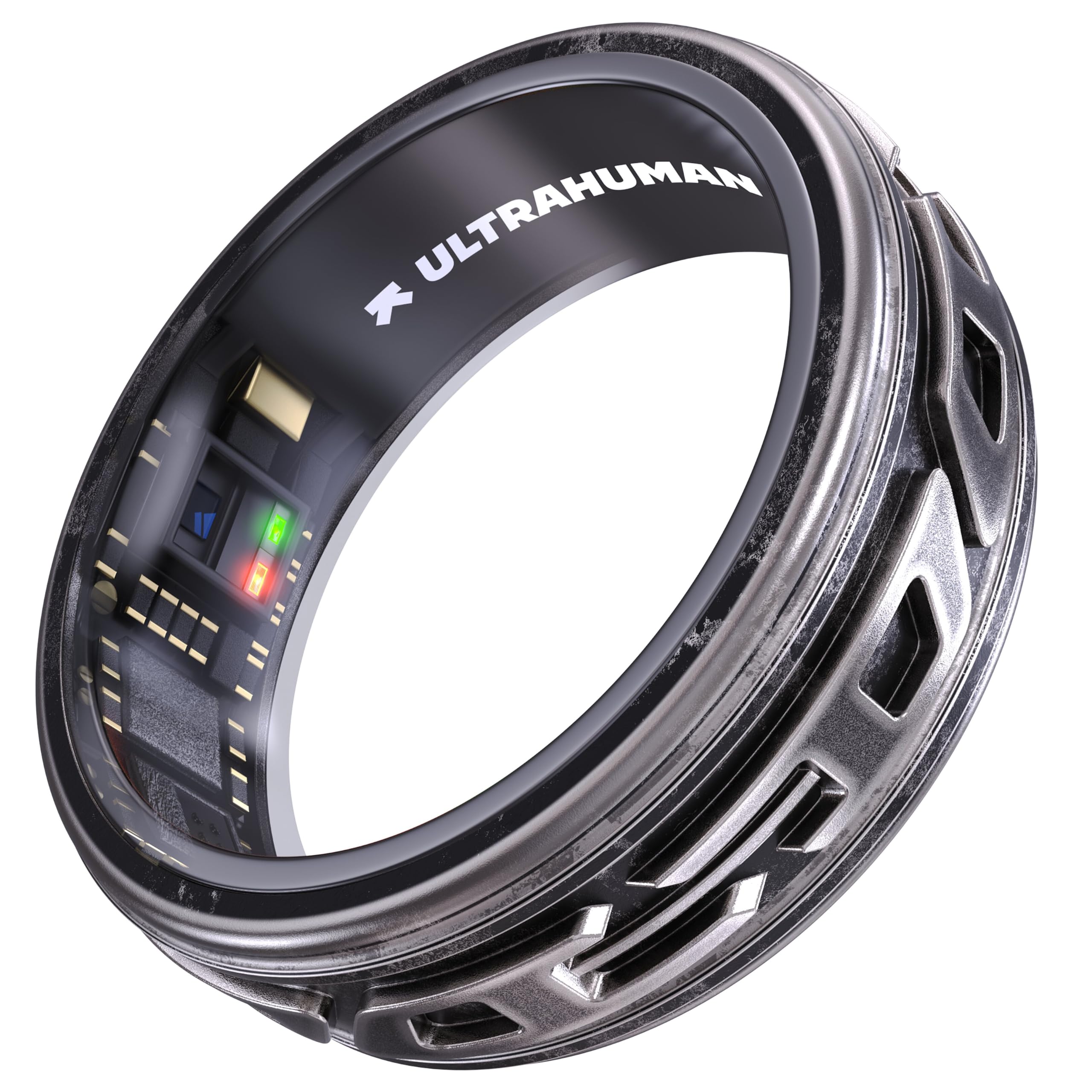 ULTRAHUMAN Ring AIR Smart Ring -Track Sleep, HRV & Stress, No subscription | 2.4g With 100m Water-Resistance, Recovery & Fitness Tracker, Cycle & Ovulation Tracking, Lifetime Free App Access