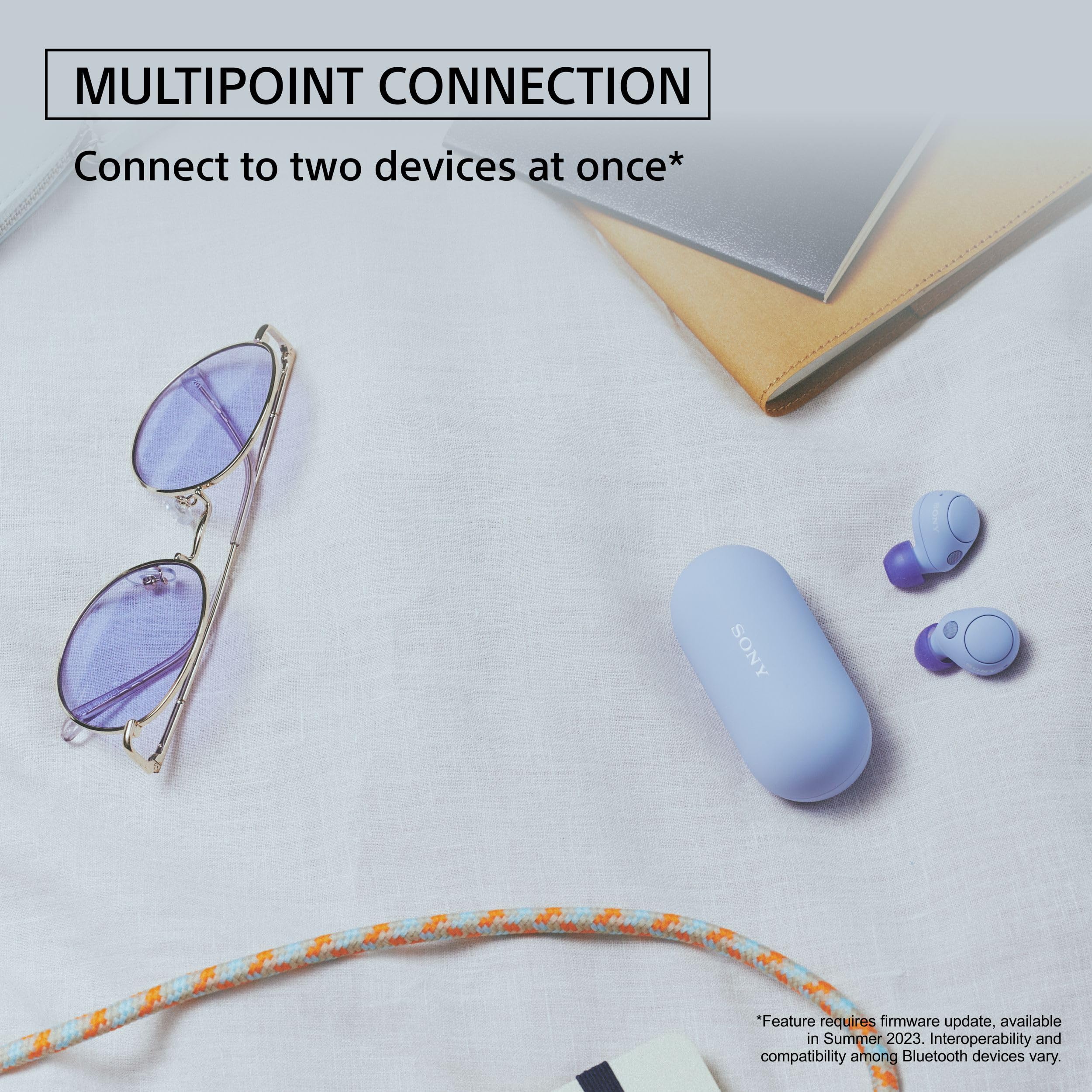 Sony WF-C700N Noise Cancellation Bluetooth Earbuds with Mic, TWS, Up to 20Hrs Battery, Adaptive Sound Control - Unboxed