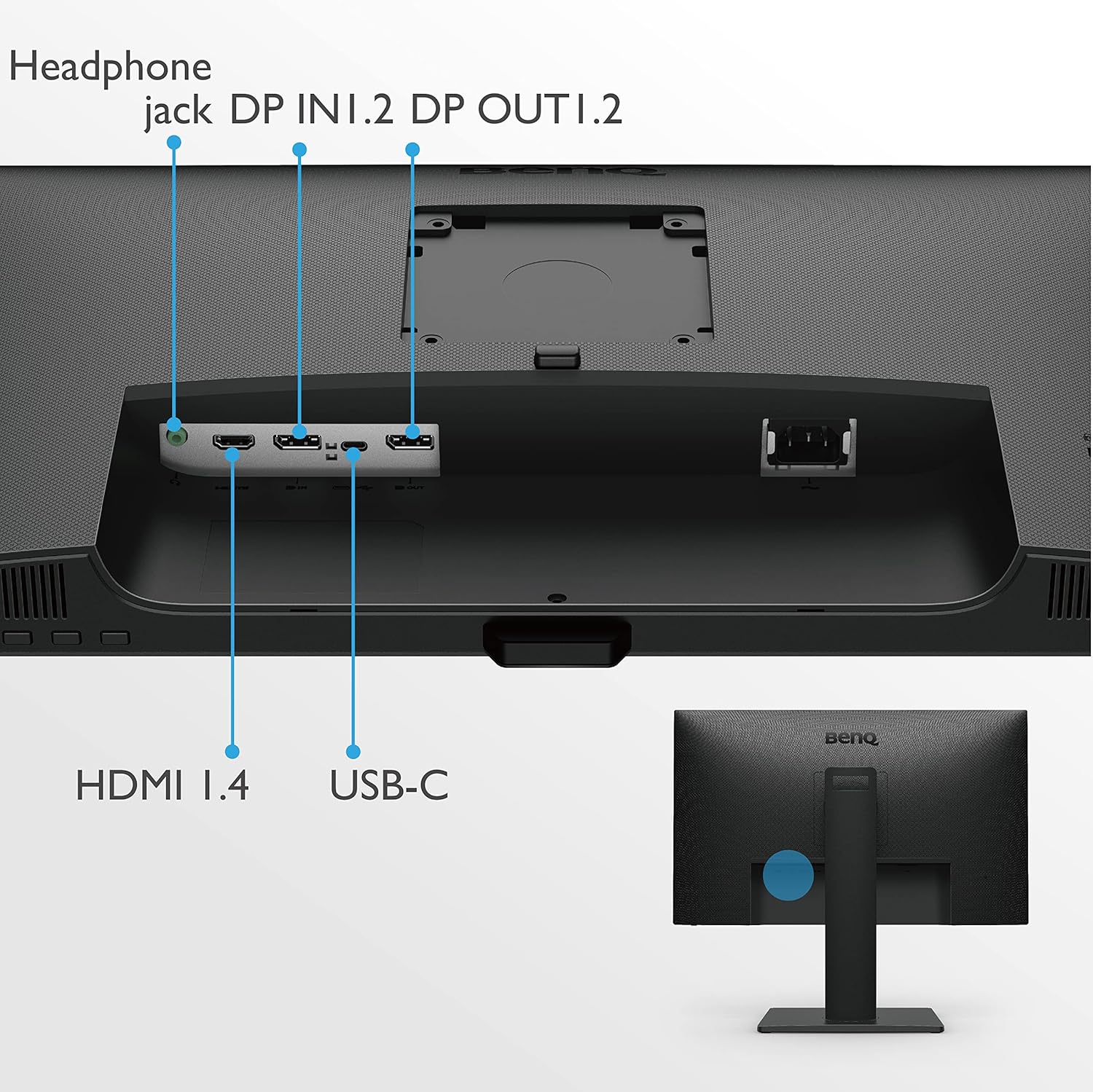 BenQ GW2785TC 27" 1920x1080 IPS Full HD|Daisy Chain| USB-C (60W PD)| Coding Mode| Height Adjustment| HDMI| DP| 75Hz| 2Wx2 Speakers|Ultra-Slim Bezel Monitor| Eye Care|Brightness Intelligence (Black)