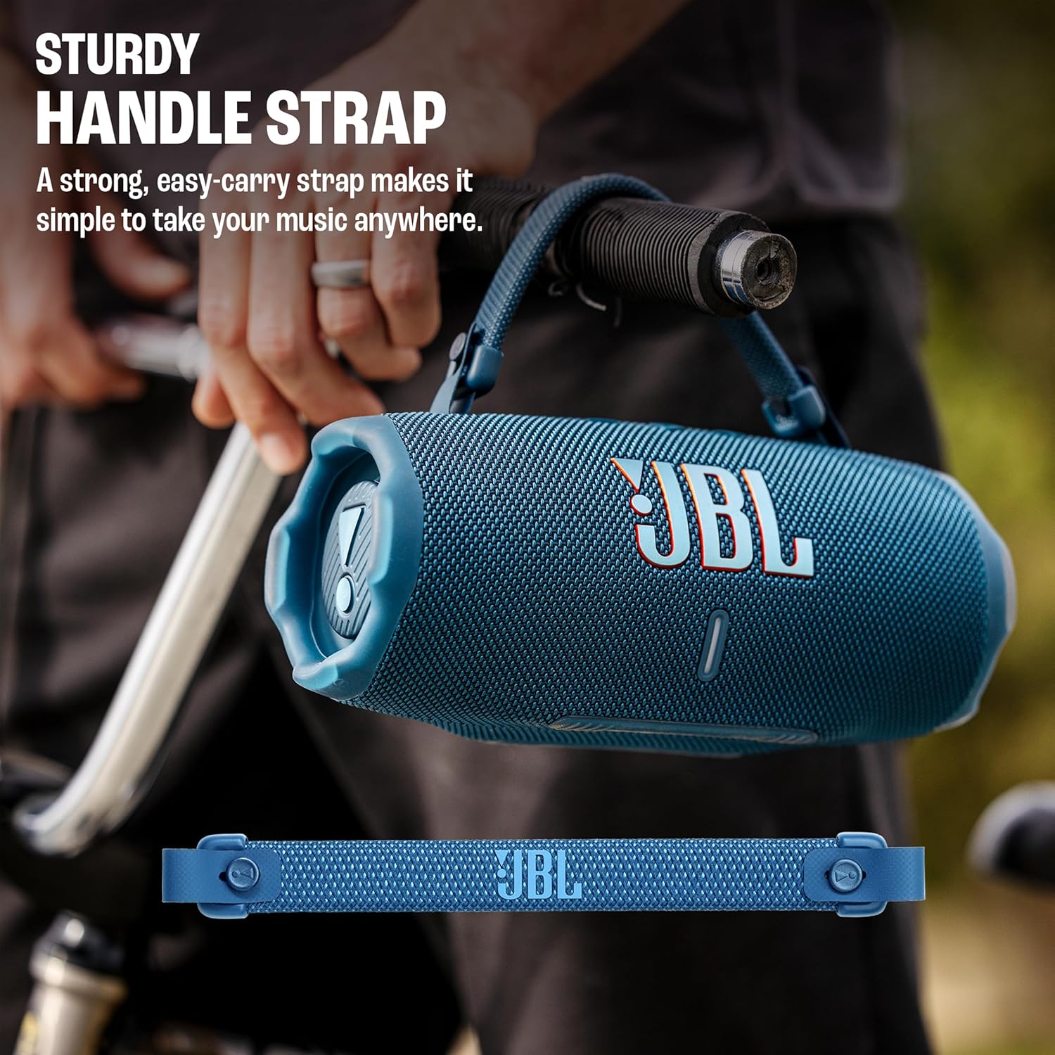 JBL Charge 6, Powerful Pro Sound with AI Sound Boost Wireless Portable Bluetooth Speaker,28 Hrs Playtime, Auracast Multi-Speaker Connection, Built in Power Bank, IP68 Waterproof & dustproof, Sand