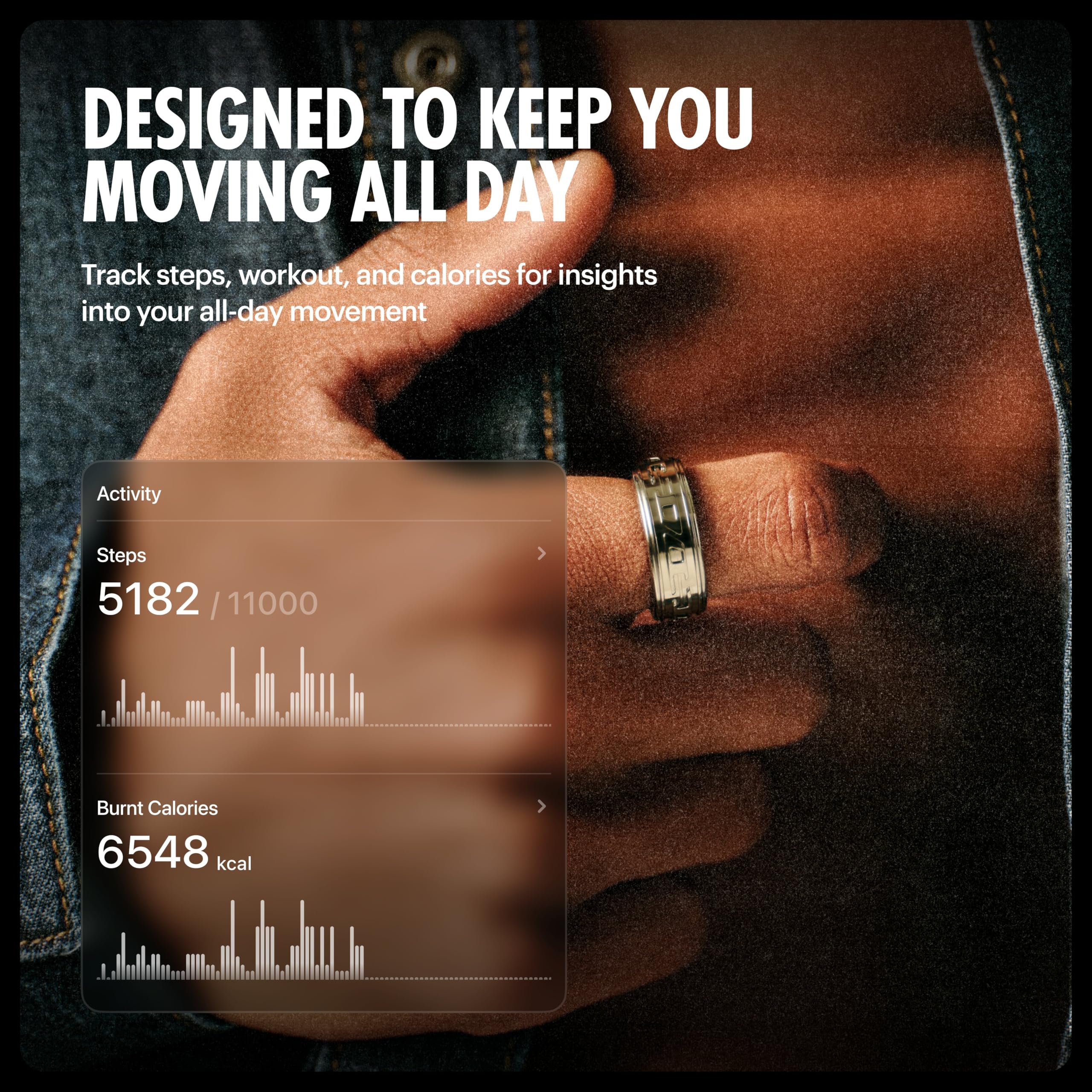 ULTRAHUMAN Ring AIR Smart Ring -Track Sleep, HRV & Stress, No subscription | 2.4g With 100m Water-Resistance, Recovery & Fitness Tracker, Cycle & Ovulation Tracking, Lifetime Free App Access