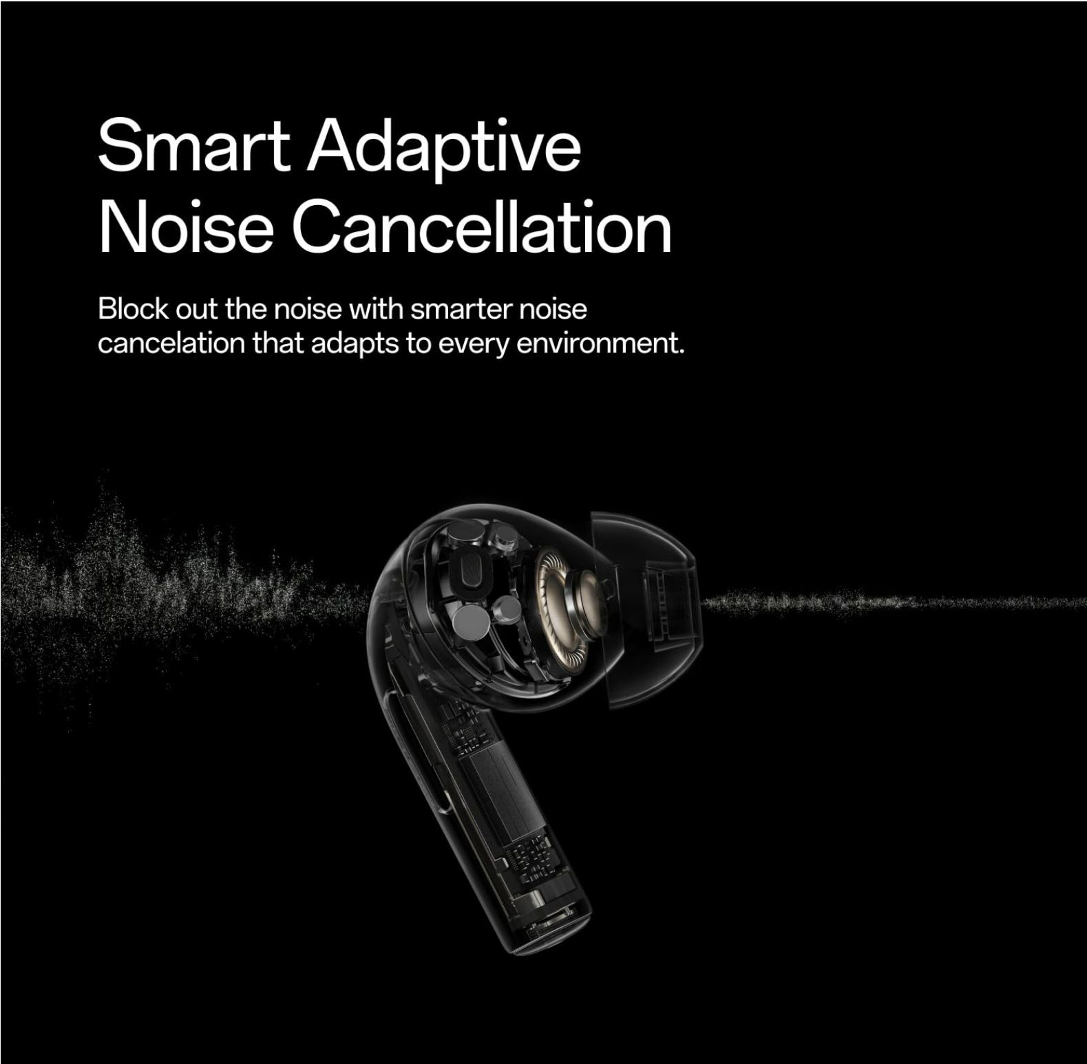 OnePlus Buds 3 , True Wireless Earbuds with Deep Bass, ANC, Bluetooth 5.3, Up to 44-Hour Playtime - Unboxed (1 Year Warranty)