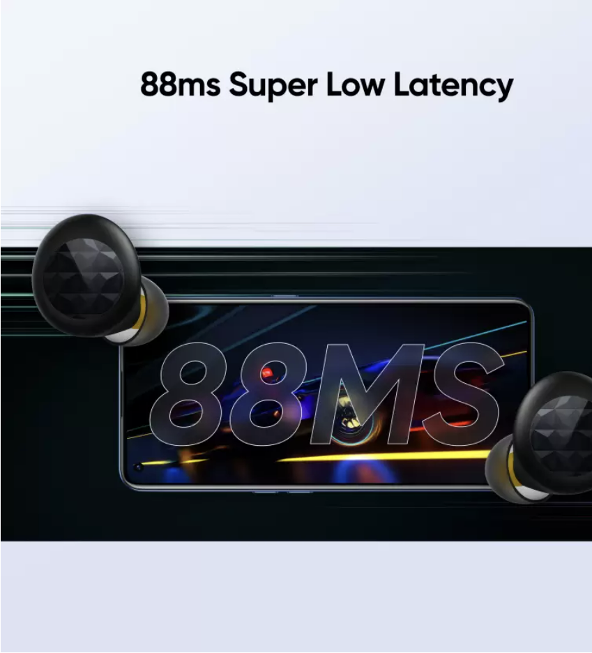 Realme Buds Q2 Neo with Environment Noise Cancellation (ENC) Bluetooth Headset (Black, True Wireless) (Unboxed)