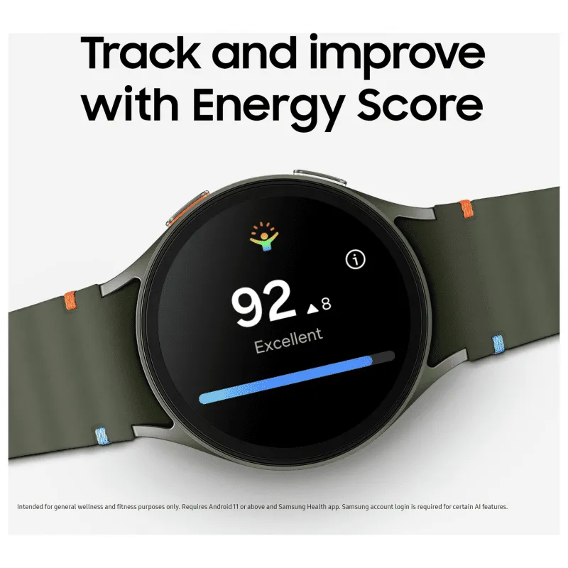 Samsung Galaxy Watch 7 LTE with 3nm Processor | Dual GPS | Aluminum | 5ATM & IP68 | HR, SpO2, BP & ECG Monitor - Unboxed