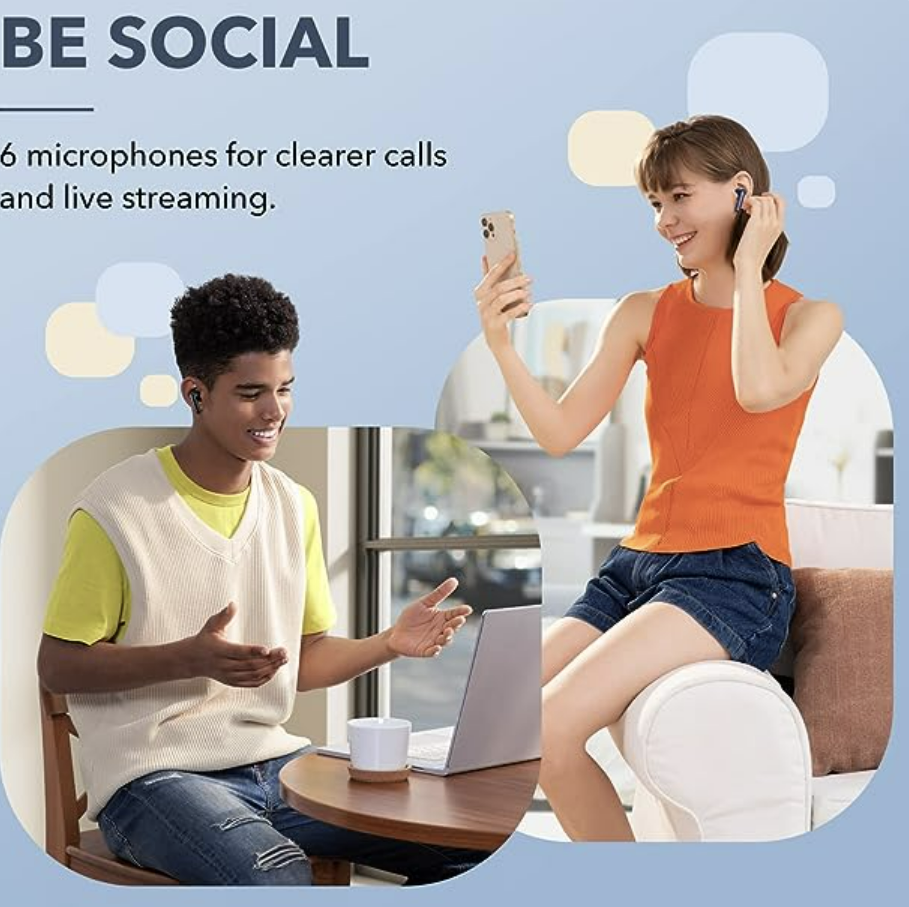 (Open Box) Soundcore Life Note 3 Noise Cancelling In Ear Earbuds, Patented Hybrid Multi-Mode Anc, Tws With 35H Playtime (Black) (Grade - A+)