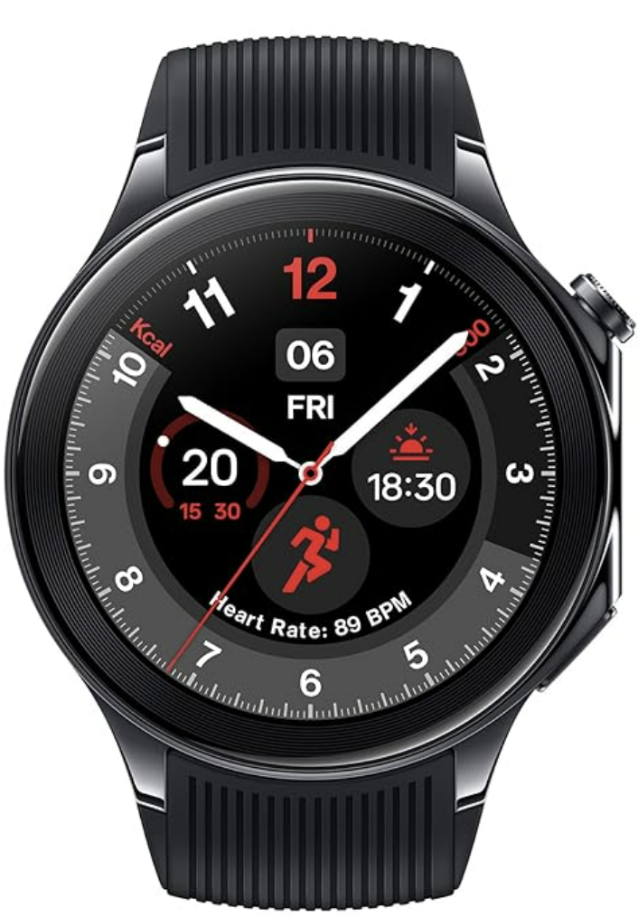 OnePlus Watch 2 with Wear OS4,Snapdragon W5 Chipset,Upto 100 hrs Battery Life,1.43’’ AMOLED Display,Stainless Steel & Sapphire Crystal Build,Dual Frequency GPS,IP68 & Bluetooth Calling - Unboxed