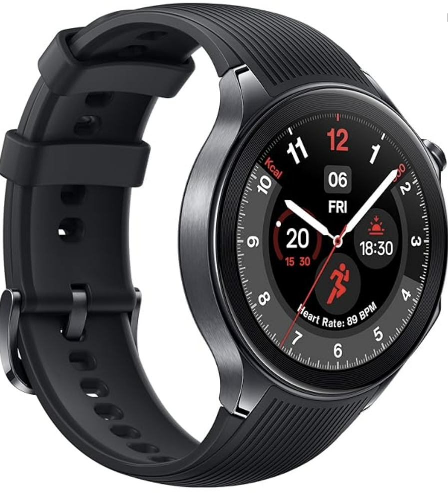 OnePlus Watch 2 with Wear OS4,Snapdragon W5 Chipset,Upto 100 hrs Battery Life,1.43’’ AMOLED Display,Stainless Steel & Sapphire Crystal Build,Dual Frequency GPS,IP68 & Bluetooth Calling - Unboxed