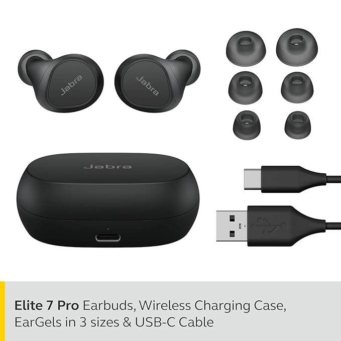 Jabra Elite 7 Pro in Ear Bluetooth True Wireless Earbuds with Active Noise Cancellation, Multipoint Connectivity for Clear Calls with mic - Unboxed