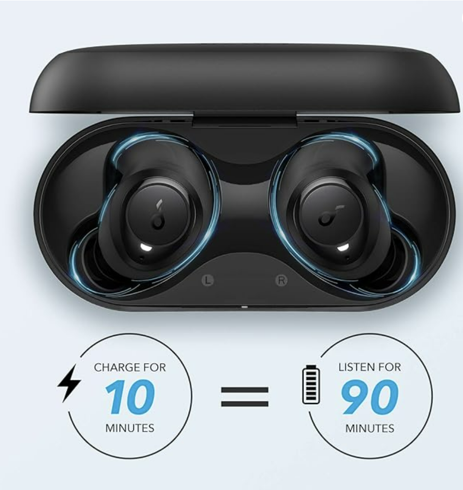 (Open Box) Soundcore Anker Life Dot 2 True Wireless Earbuds, 100 Hour Playtime, 8mm Drivers, Superior Sound, (Grade - A+)