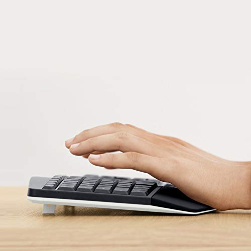 Logitech MK850 Multi-Device Wireless Keyboard and Mouse Set, 2.4GHz Wireless & Bluetooth, Curved Keyframe , 12 Programmable Keys, 3-Year Battery Life, PC/Mac - Unboxed