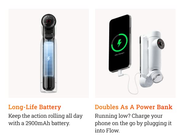 (Open Box)Insta360 Flow Standalone Gimbal(Grey) AI-Powered Smartphone Stabilizer with3-Axis Stabilization,Deep Track 3.0,1-Step Rapid Deploy,Built-in Selfie Stick & Tripod,SmartWheel Control (Grade - A+)