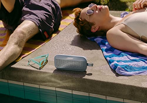 Bose SoundLink Flex Bluetooth Portable Speaker, 5W Wireless Waterproof Speaker for Outdoor Travel - Stone Blue