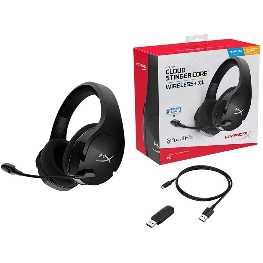 (Open Box) HyperX Cloud Stinger Core Wireless On Ear Headphones with Mic (Black) (Grade - A+)