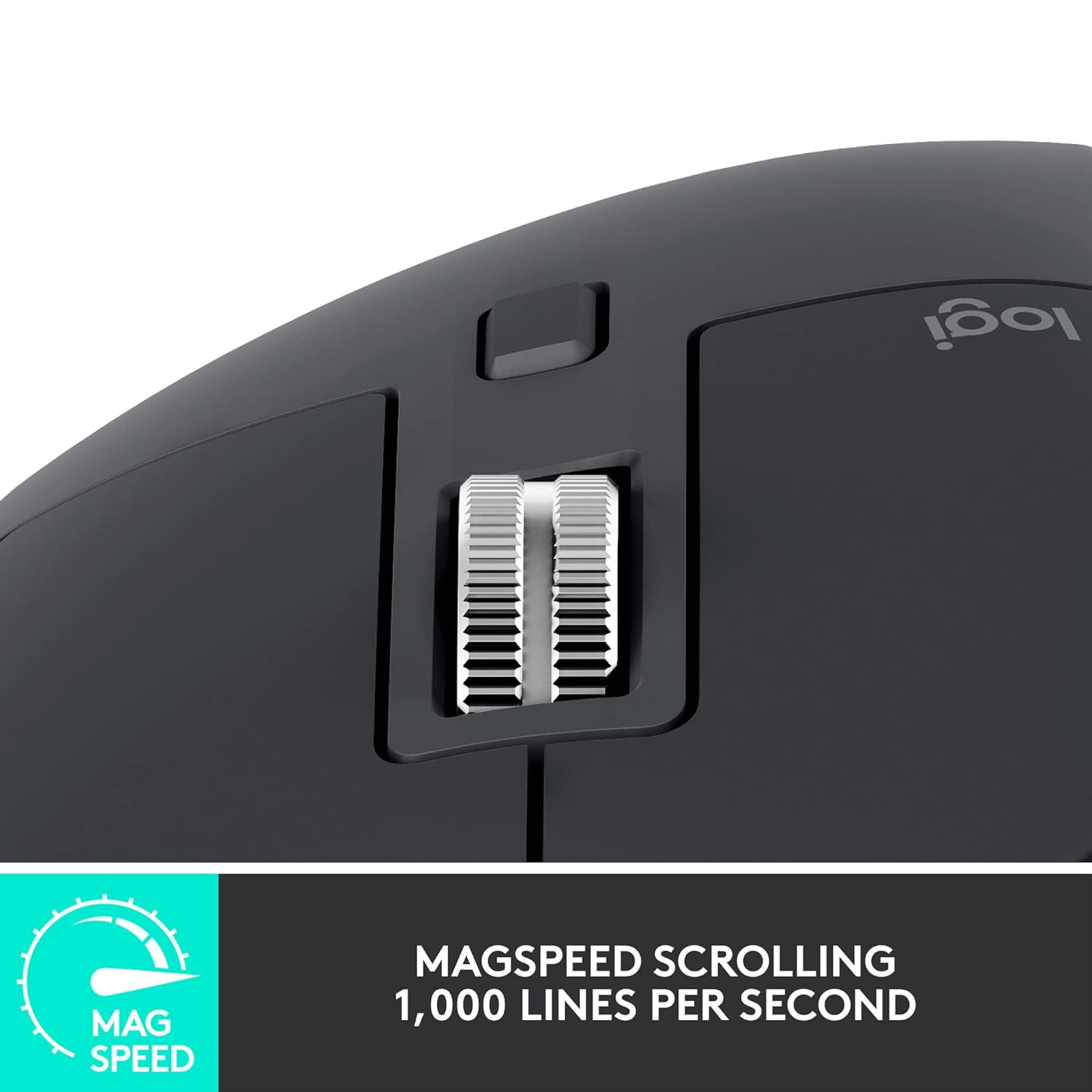 Logitech MX Master 3S - Wireless Performance Mouse with Ultra-Fast Scrolling, Ergo, 8K DPI, Track on Glass - Unboxed