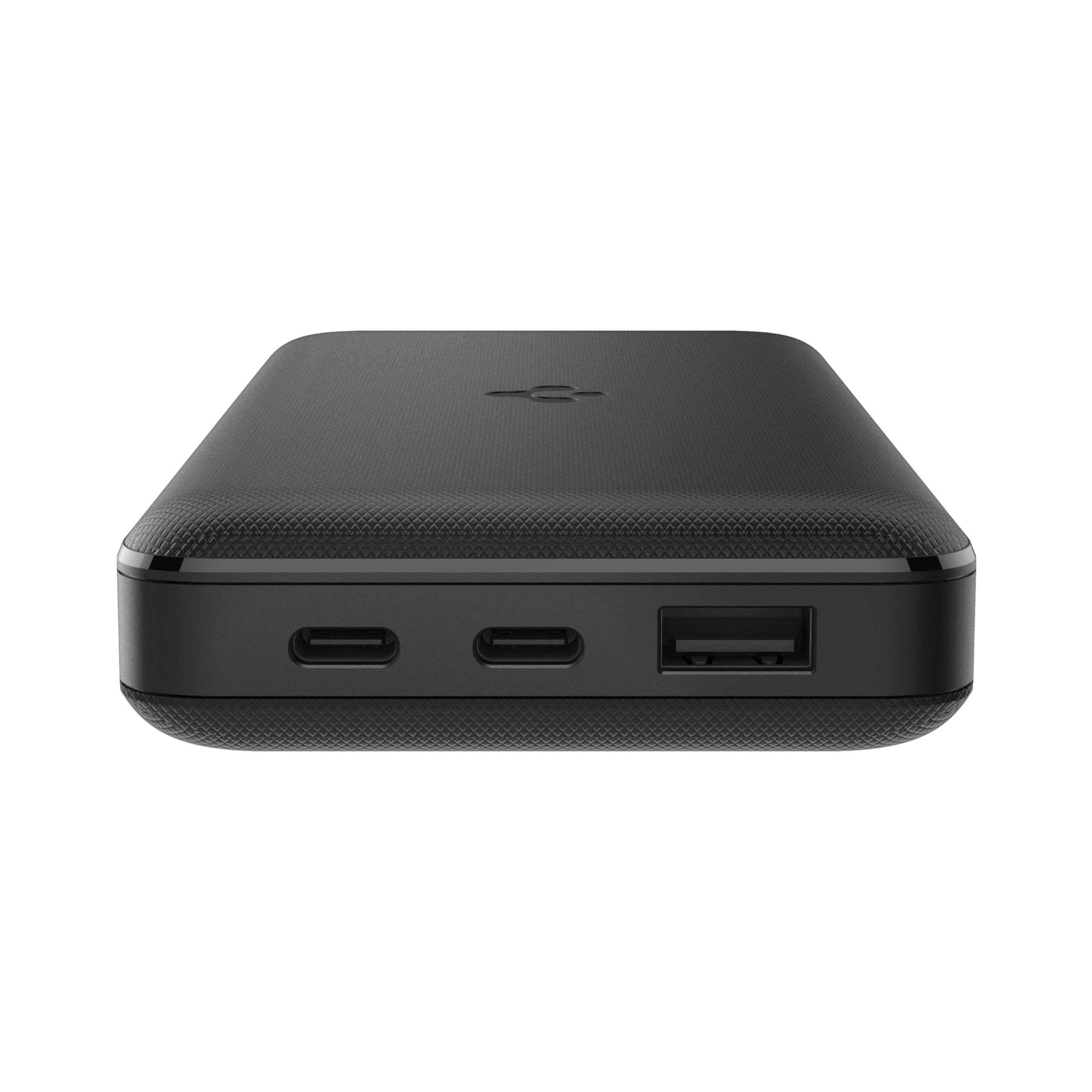 (Open Box) Spigen 20000 mAh, 30W Fast Charging Power Bank for MacBook Pro with 30W for 2 USB-C Ports, 22.5W for 1 USB-A Port, Included USB-C to USB-C Cable - Black (Grade - A+)