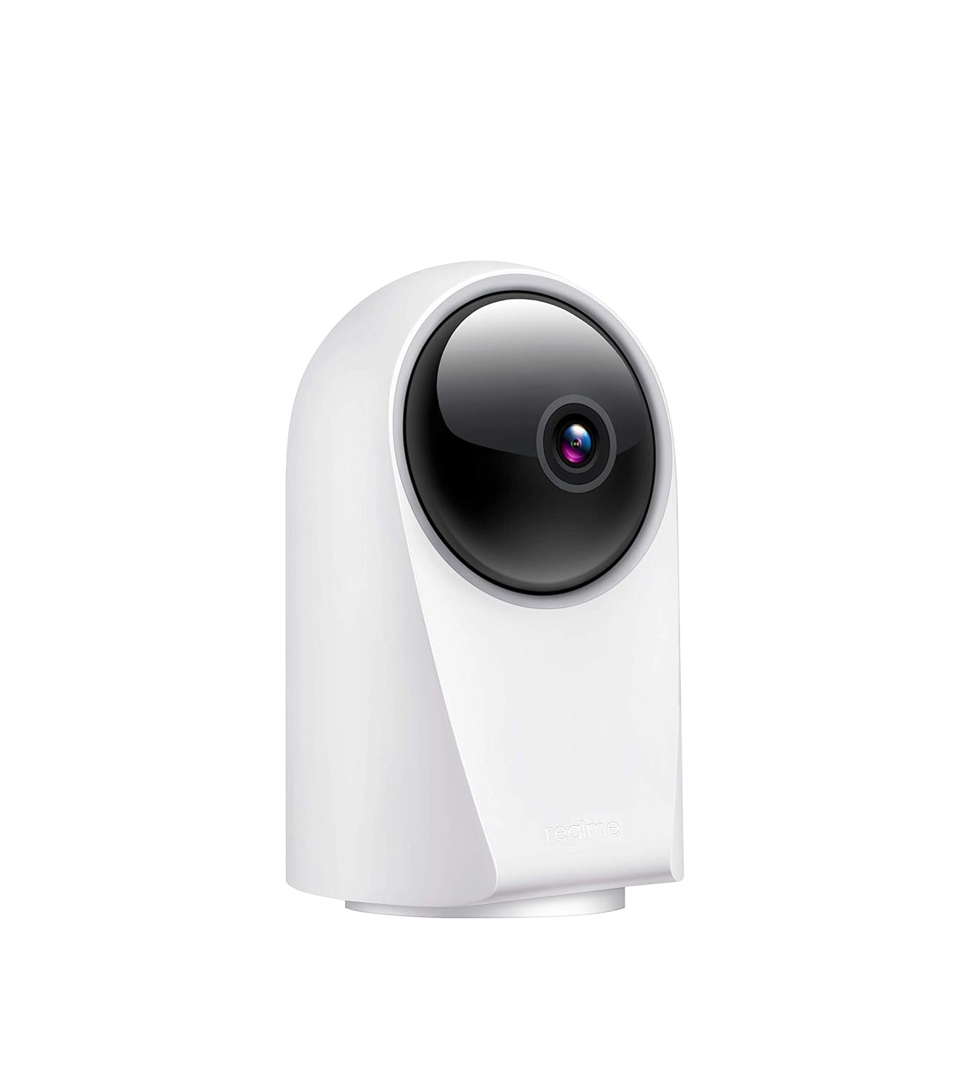 (Open Box) Realme 360 Deg 1080p Full HD WIFI Smart Security Camera (White) | Alexa Enabled | 2-Way Audio | Night Vision | Motion Tracking & Intruder Alert, 7.1cm x 6.58cm x 11.43cm (Grade - A+)