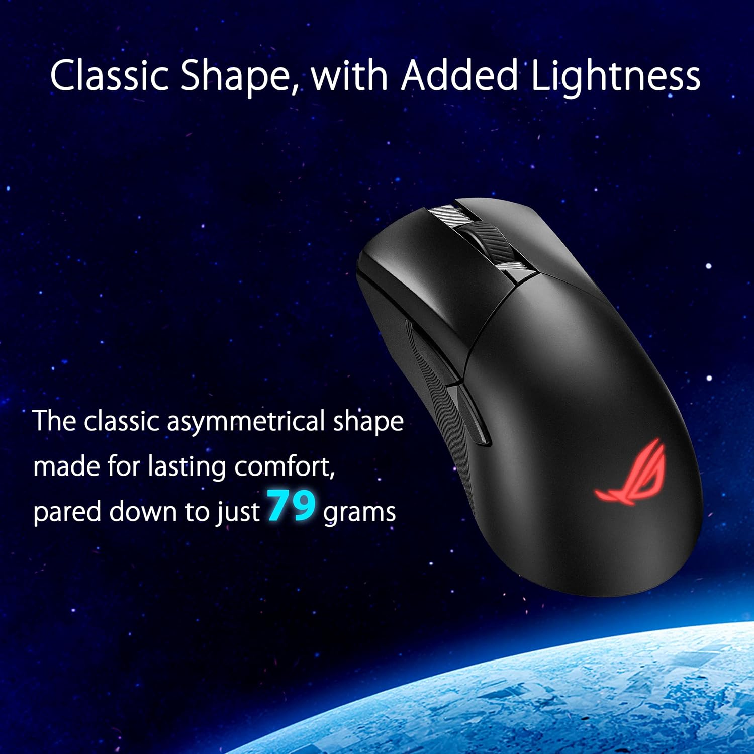 ASUS ROG Gladius III Wired Gaming Mouse | Tuned 19,000 DPI Sensor, Hot Swappable Push-Fit II, Ergo Shape