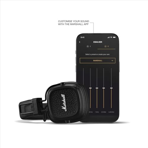 Marshall Major V Wireless On Ear Headphones, Black
