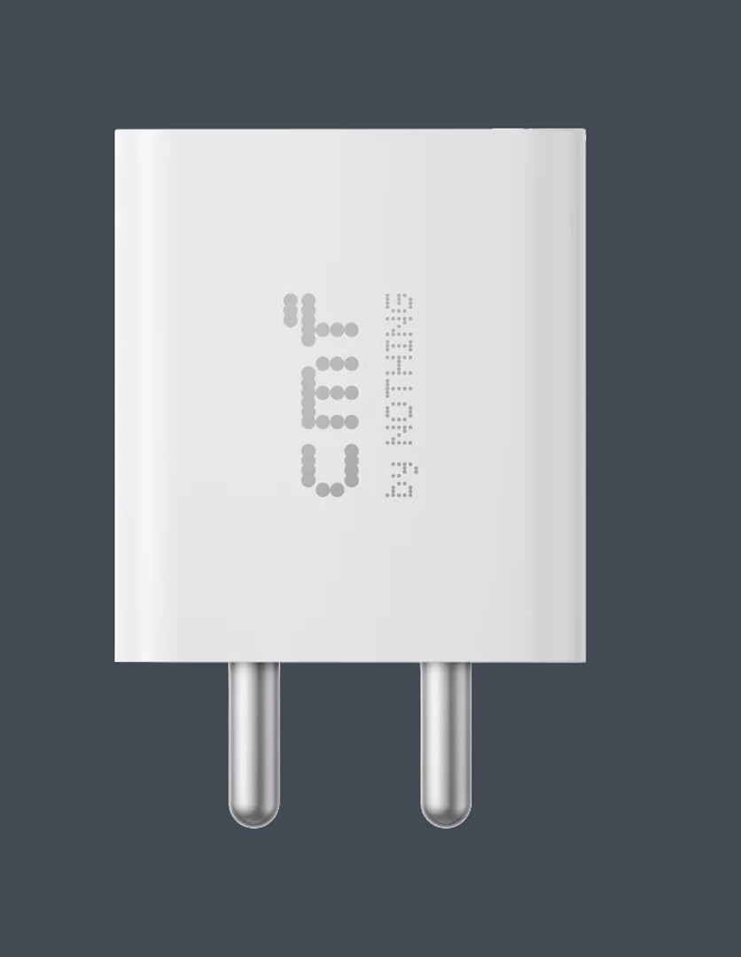 CMF 33W Type-C Power Fast Charger Adapter for CMF Phone 1 | Nothing Phone 2a Plus | Phone 2a, Phone 2, Phone 1 | 33-watt Quick Charge 3A Wall Android Charging Adaptor for Nothing Mobile Phone, White