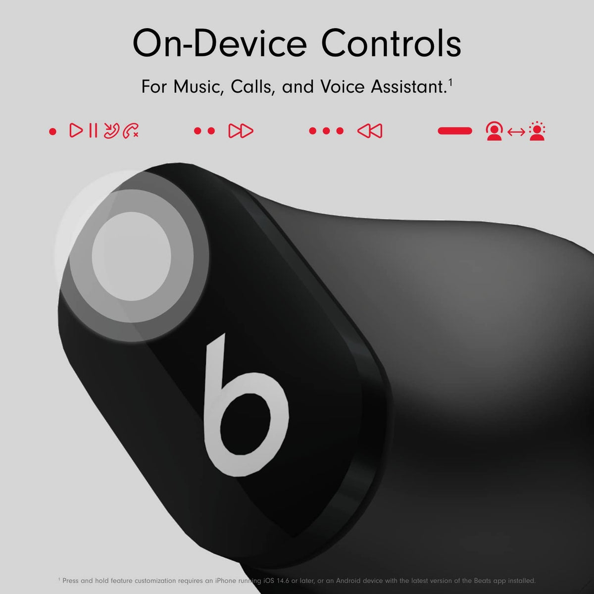Beats Studio Buds - Wireless Bluetooth Noise Cancelling Earbuds - Up to 8H Battery Life, Up to 24H w Charging Case, IPX4 Rating, Sweat Resistant, Apple & Android Compatible, Built-in Mic - Unboxed