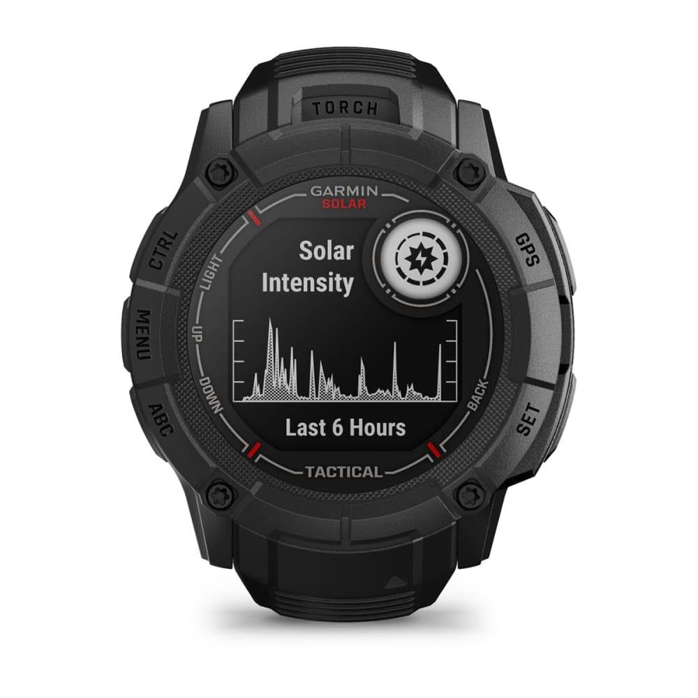 Garmin Instinct 2X Solar, Large Rugged GPS Smartwatch, Built-in Sports Apps and Health Monitoring, Solar Charging and Ultratough Design Features, Graphite