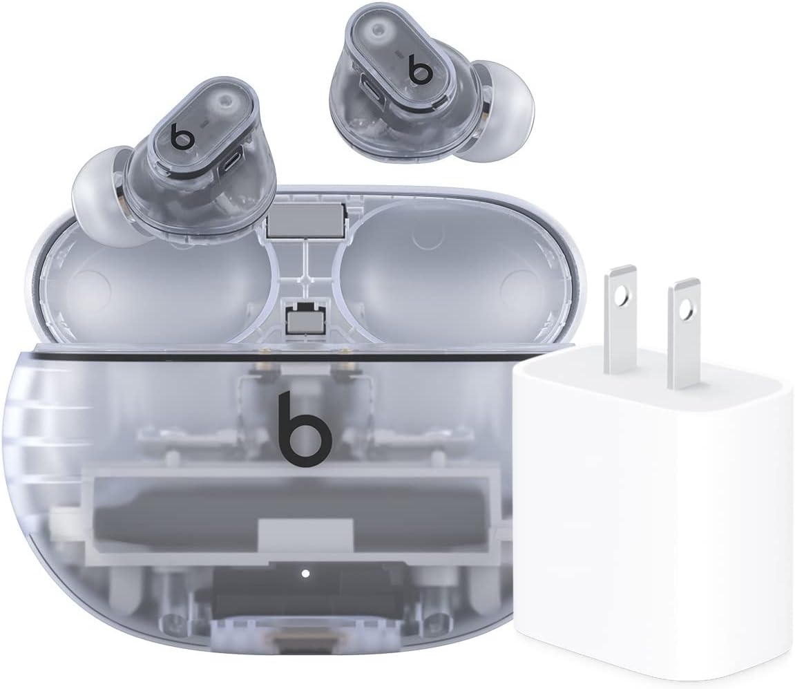 Beats Studio Buds + | True Wireless Noise Cancelling Earbuds, Enhanced Apple & Android Compatibility, Built-in Microphone, Sweat Resistant Bluetooth Headphones, Spatial Audio - Ivory