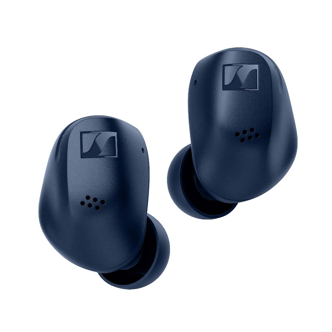 Sennheiser ACCENTUM True Wireless Earbuds, BT v5.3 Auracast & LE Audio, TrueResponse Drivers, Hybrid ANC + Transparency Mode, 28 Hr Battery, Qi & USB‑C Charging, Touch Control, 2Y Warranty, Black