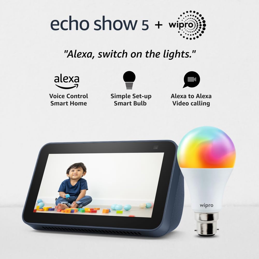 Amazon Echo Show 5 (2nd Gen) - Smart speaker with 5.5" screen, crisp sound and Alexa - Unboxed