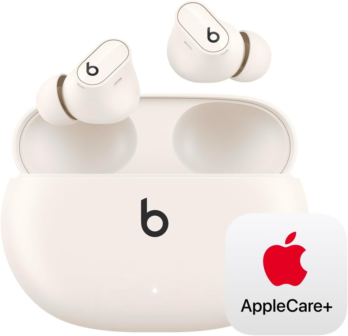 Beats Studio Buds + | True Wireless Noise Cancelling Earbuds, Enhanced Apple & Android Compatibility, Built-in Microphone, Sweat Resistant Bluetooth Headphones, Spatial Audio - Ivory