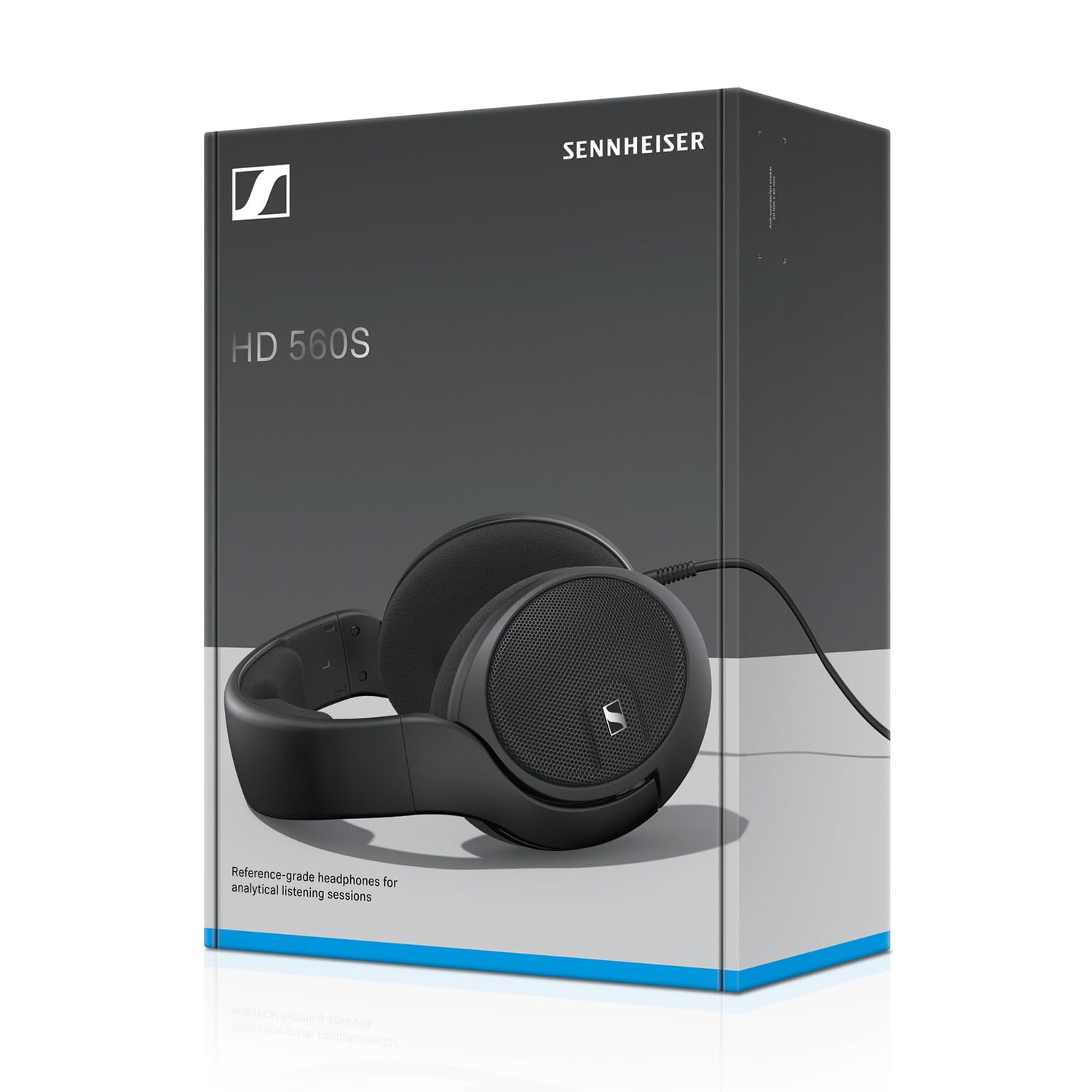 Sennheiser HD 560S Open-Back Audiophile Headphones,Neutral Reference Sound, Angled Transducers, Wide Soundstage,Detachable Cable, Lightweight, Natural Sound for Gaming, Detachable Cable - Unboxed