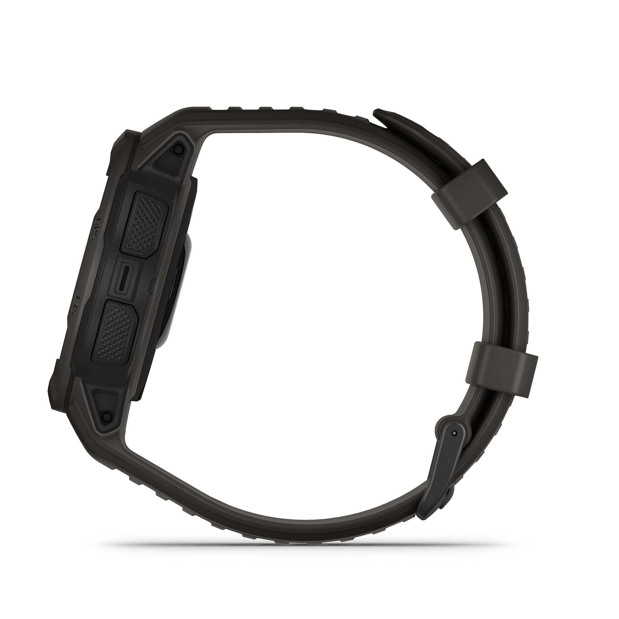 Garmin Instinct 2, Graphite Smartwatch, Built-in Sports Apps and Health Monitoring, Ultra tough Design Features, Graphite - Unboxed