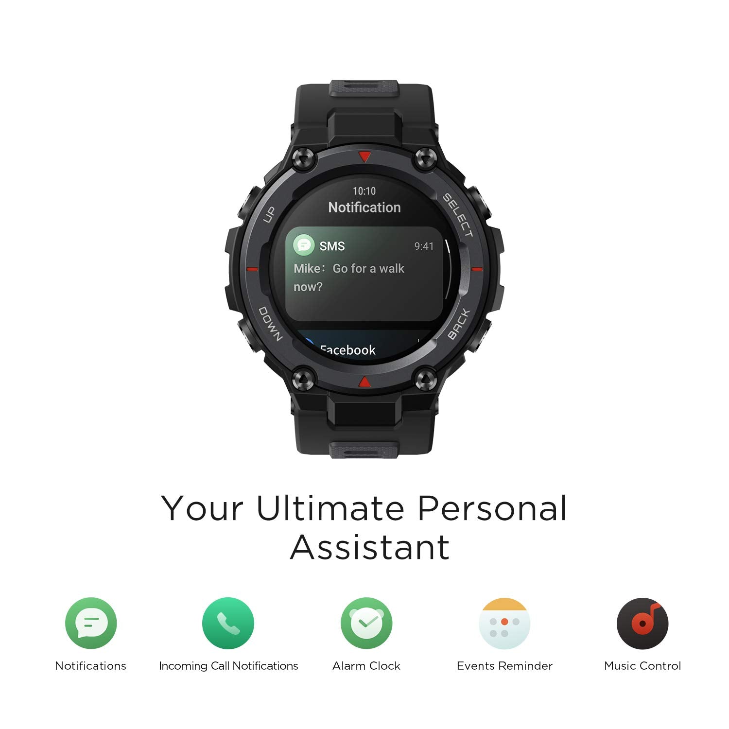 Amazfit T-Rex Pro 48mm Smartwatch Fitness Watch with SpO2, Heart Rate, Sleep Monitor, Sports Watch with Over 100 Sports Modes, 10 ATM Waterproof, 18 Day Battery Life, GPS - Unboxed