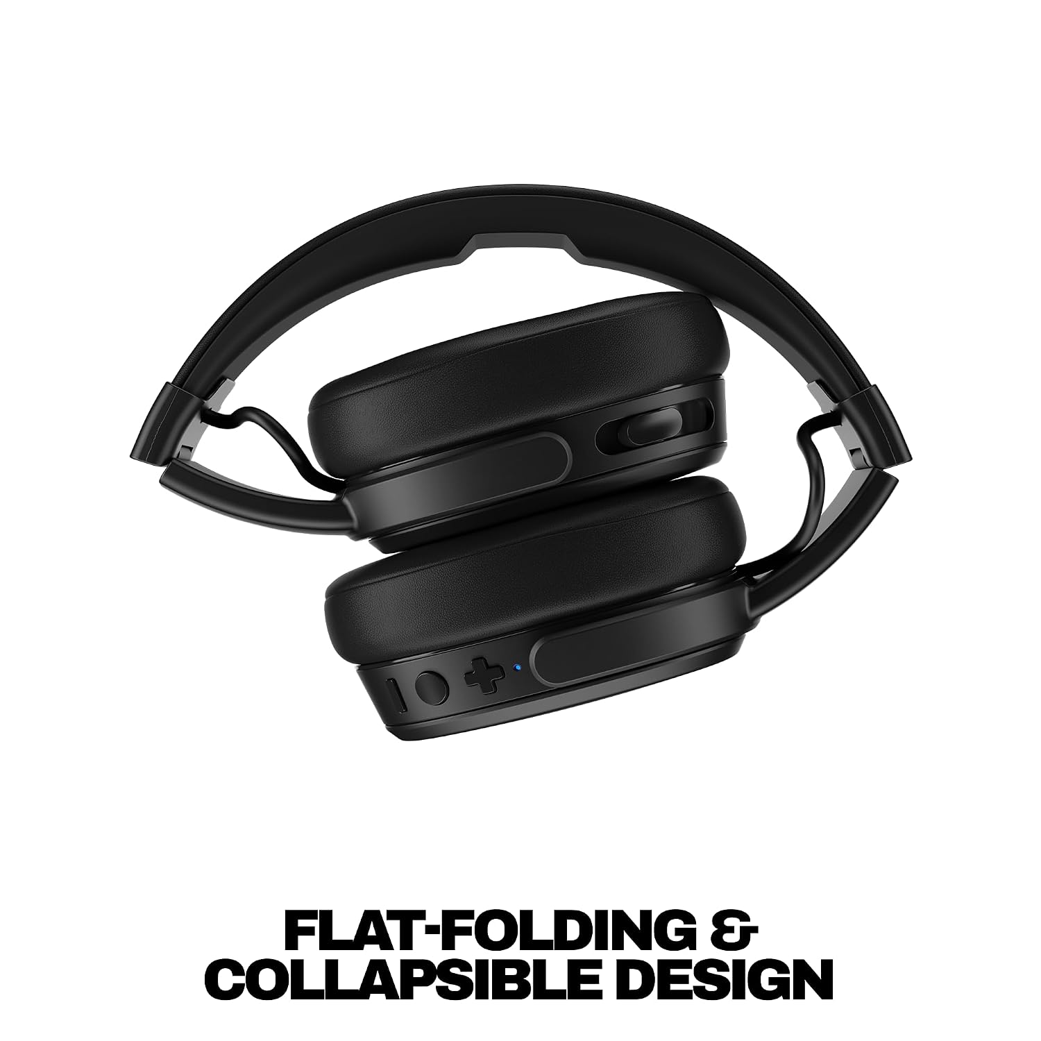 Skullcandy Crusher Wireless Bluetooth Headphones with Multi-Sensory Bass, Noise Isolating Over-Ear Fit, Up to 50 Hours Battery, Microphone for iPhone Android with Travel Bag - Sealed