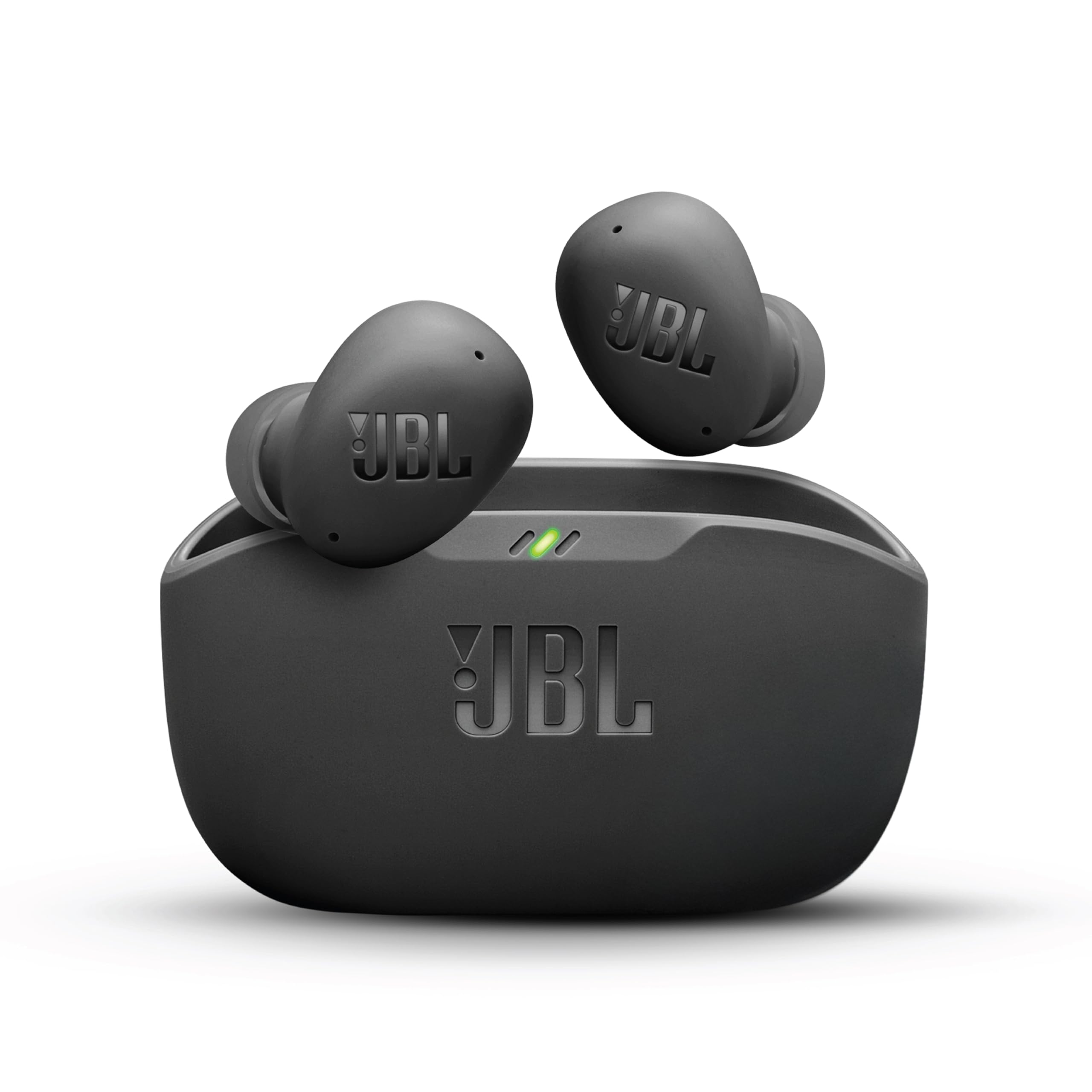JBL Wave Buds in-Ear Wireless Earbuds (TWS) with Mic,App for Customized Extra Bass Eq,32 Hours Battery&Quick Charge,Ip54 Water&Dust Resistance,Ambient Aware&Talk-Thru,Google Fastpair (Black)
