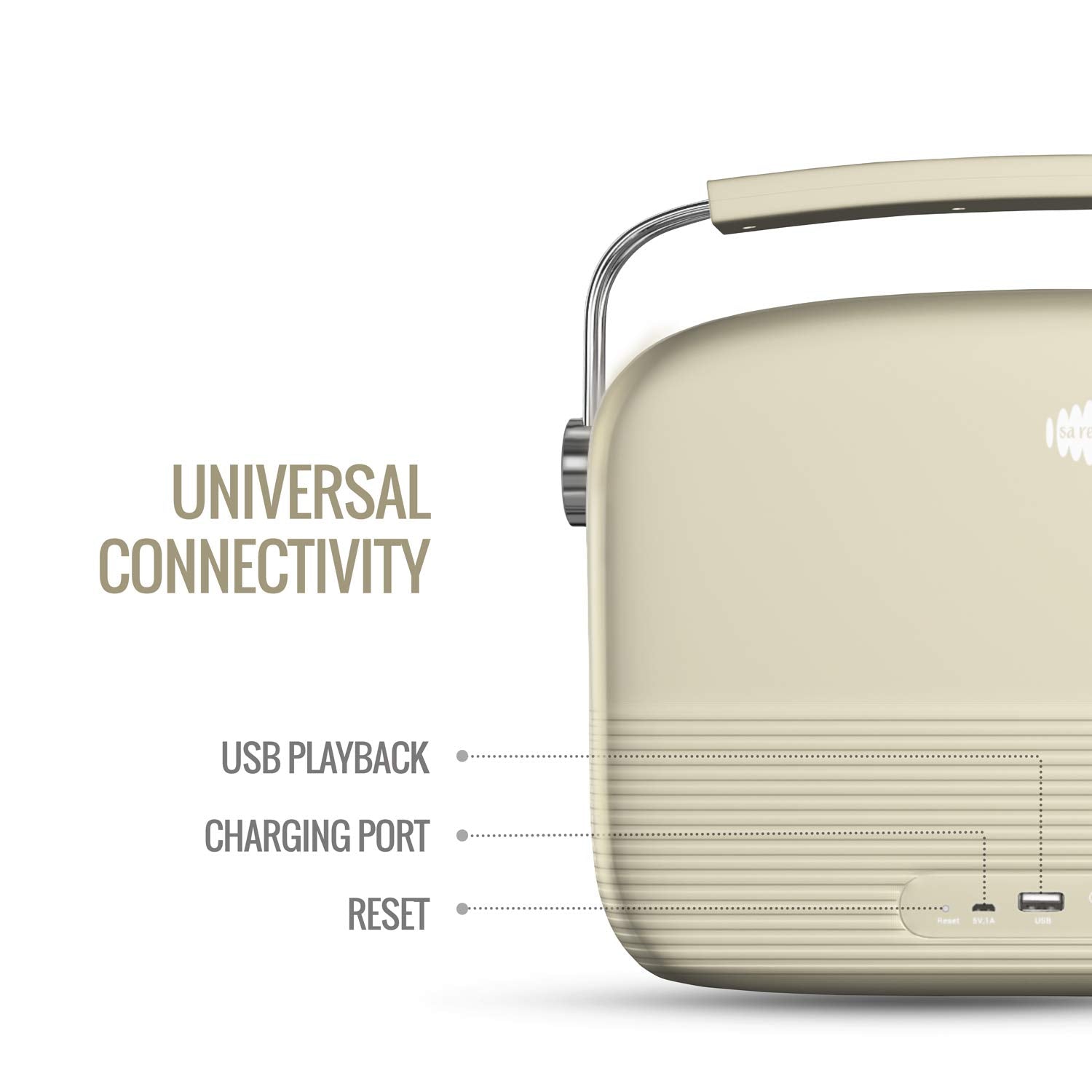 Saregama Carvaan Hindi - Portable Music Player with 5000 Preloaded Songs, FM/BT/AUX - Unboxed