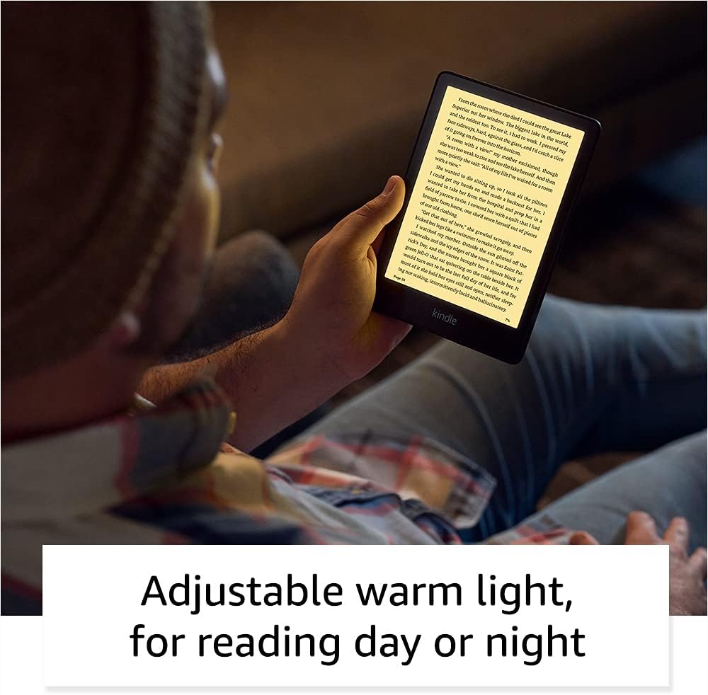 Amazon Kindle Paperwhite (8 GB) – Now with a larger display, adjustable warm light, increased battery life, and faster page turns – Sealed