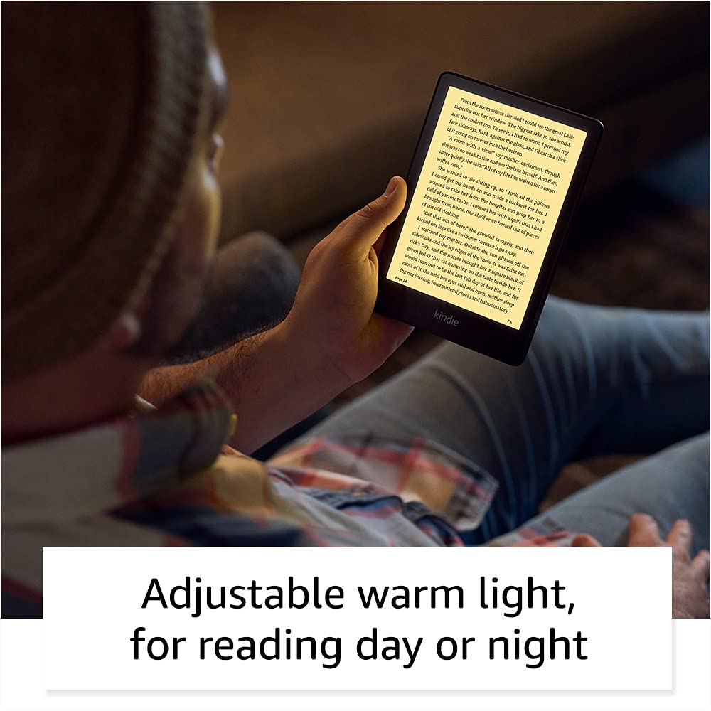 Amazon Kindle Paperwhite (8 GB) – Now with a larger display, adjustable warm light, increased battery life, and faster page turns – Sealed