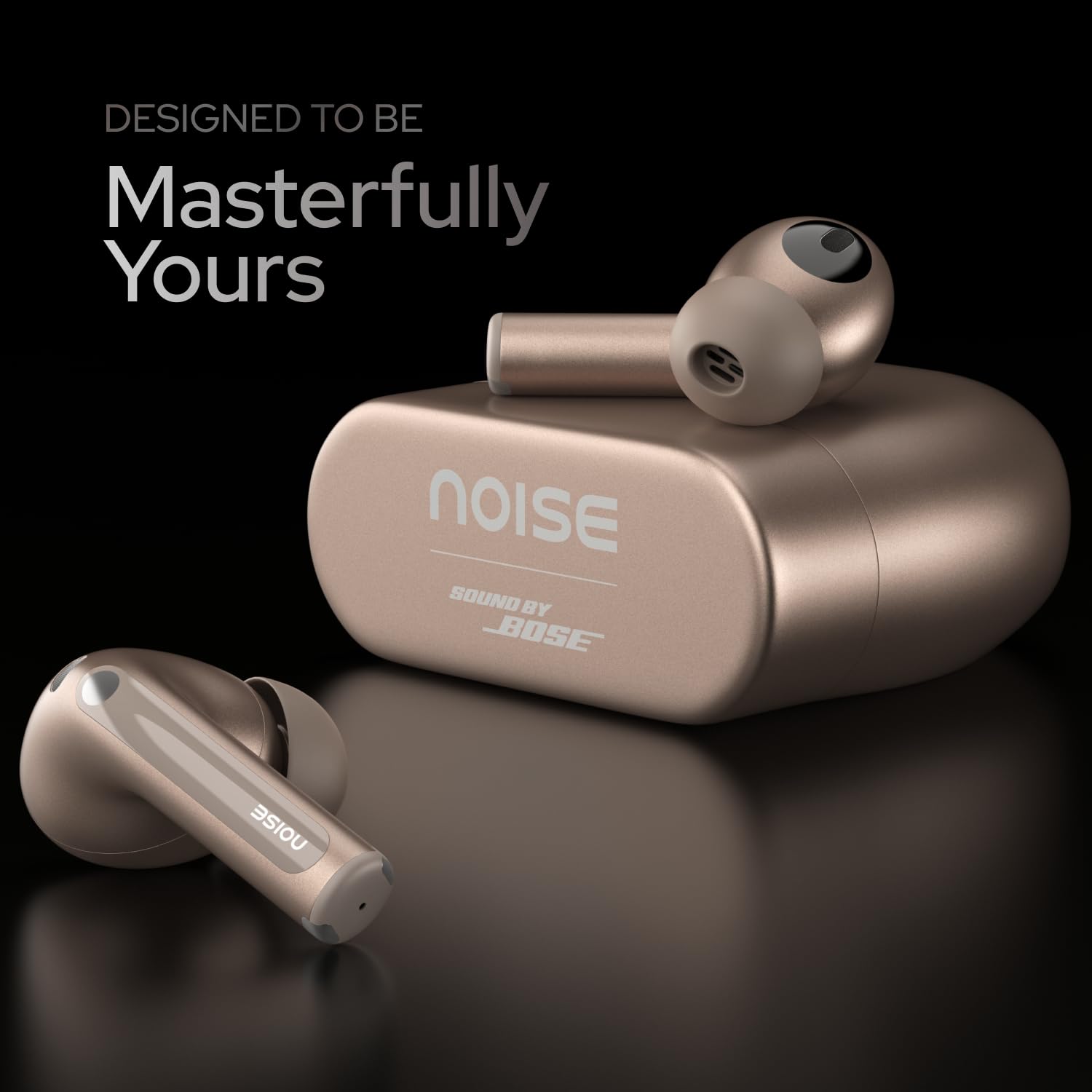 Noise Master Buds, Sound by Bose in-Ear Bluetooth Earbuds, Up to 49dB Adaptive ANC, LHDC 5.0, Immersive Spatial Audio, 44H Playtime with 6 mic ENC, Dual Pairing, IPX5 Ear Buds TWS - Unboxed