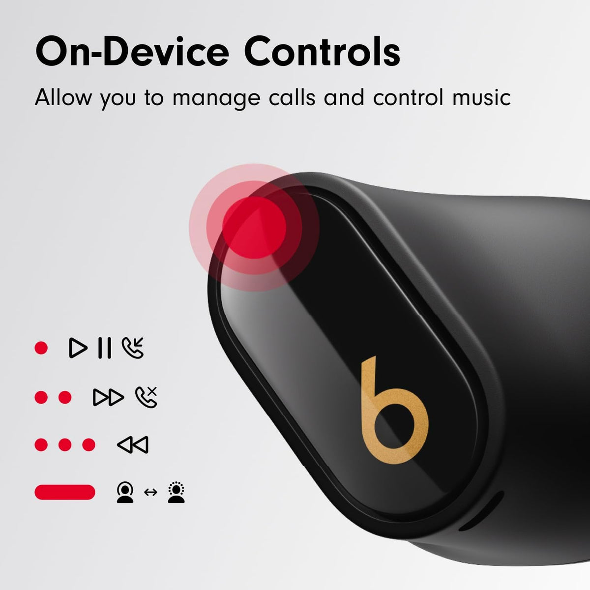 Beats Studio Buds + | True Wireless Noise Cancelling Earbuds, Enhanced Apple & Android Compatibility, Built-in Microphone, Sweat Resistant Bluetooth Headphones, Spatial Audio - Ivory