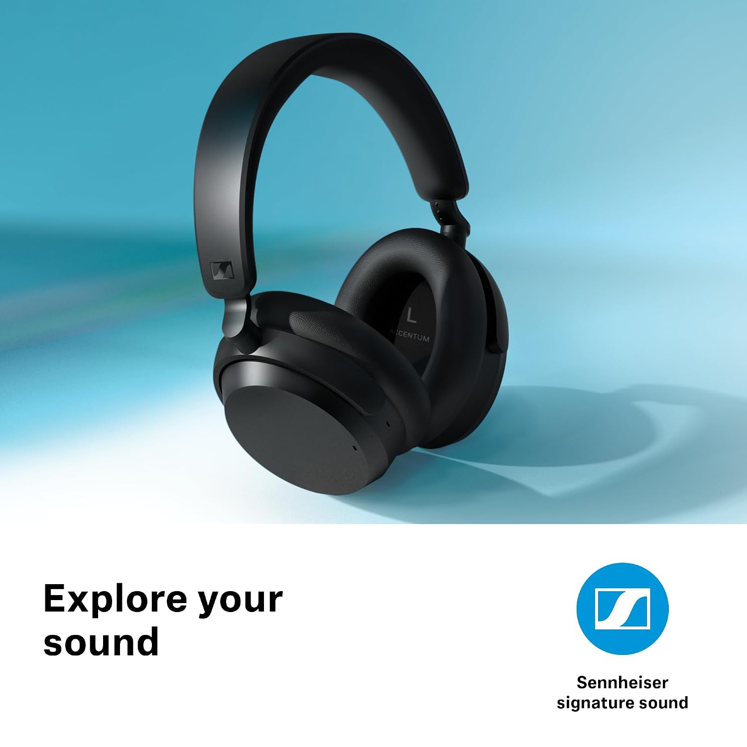Sennheiser ACCENTUM Wireless Special Edition-Over Ear Headphones with Hybrid ANC,50 Hr Battery & Free BTD 600 Bluetooth Dongle Worth 5,990 Streaming & Crystal Clear Calls,Designed in Germany - Unboxed
