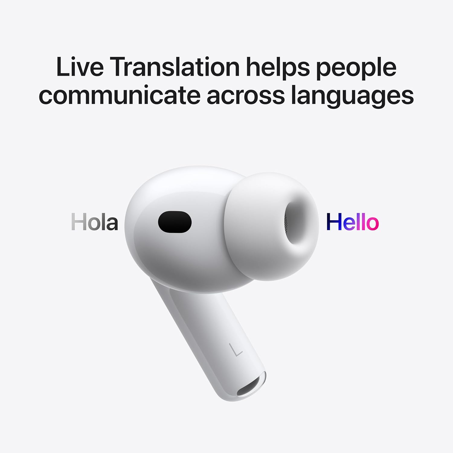 Apple AirPods Pro 3 Wireless Earbuds, Active Noise Cancellation, Live Translation, Heart Rate Sensing, Bluetooth Headphones, Spatial Audio, High-Fidelity Sound, USB-C Charging