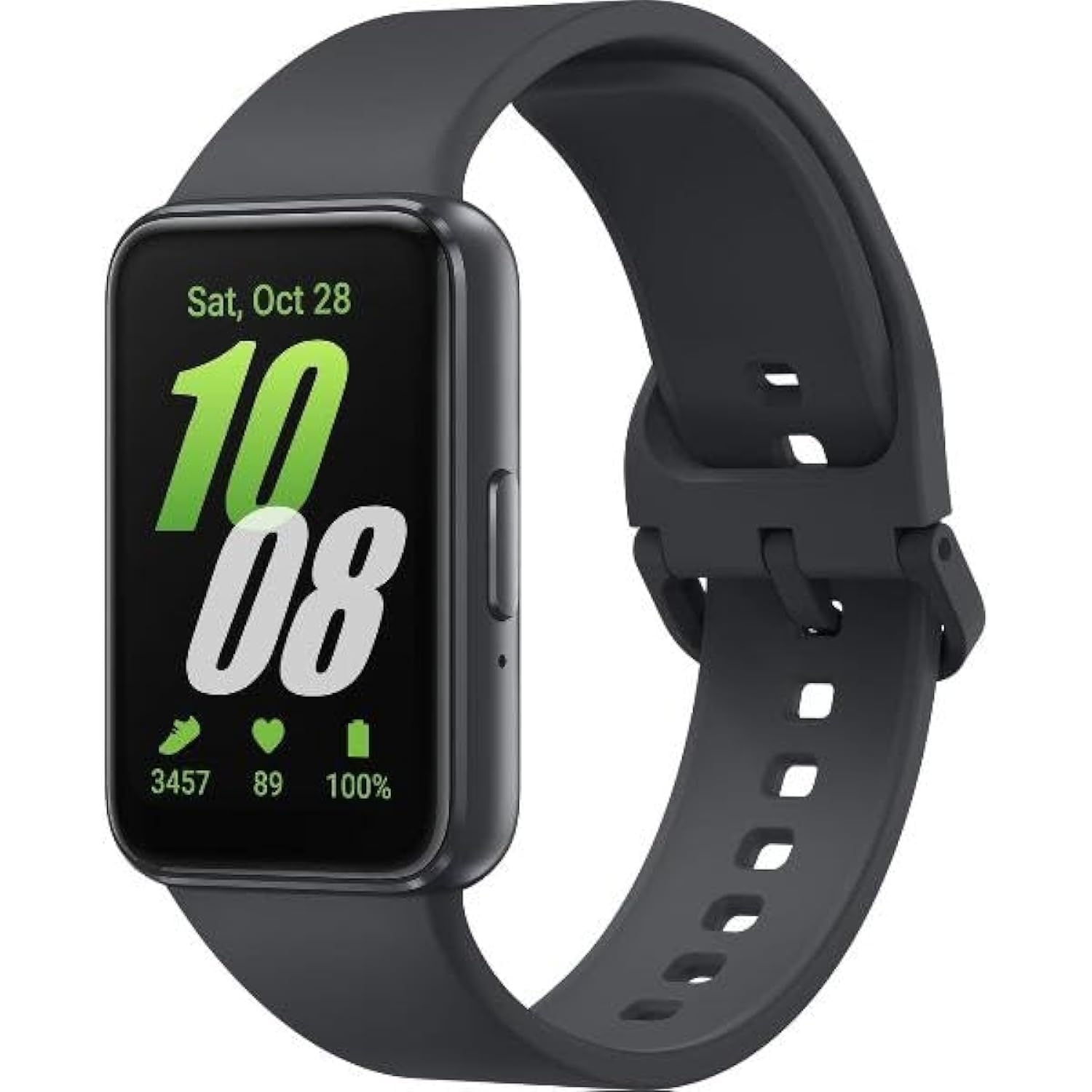 SAMSUNG Galaxy FIT 3 [2024] 1.6" AMOLED Display | 14 Days Battery Life | 100+ Watchfaces | 100+ Exercise Modes | International Model - (Black)