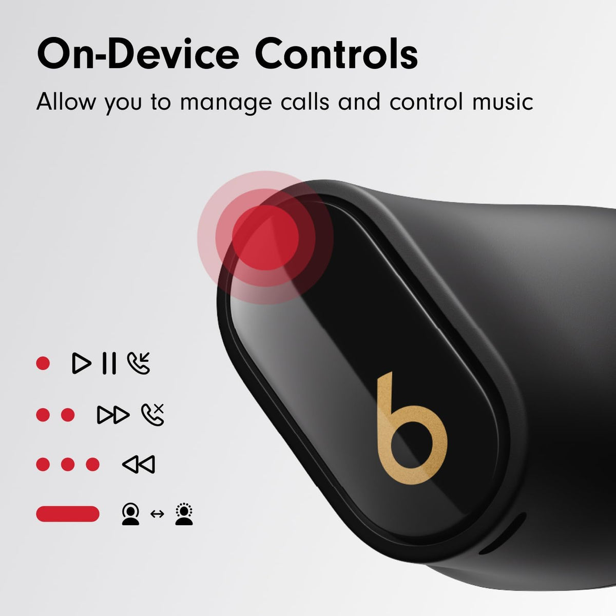 Beats Studio Buds + | True Wireless Noise Cancelling Earbuds, Enhanced Apple & Android Compatibility, Built-in Microphone, Sweat Resistant Bluetooth Headphones, Spatial Audio - Ivory
