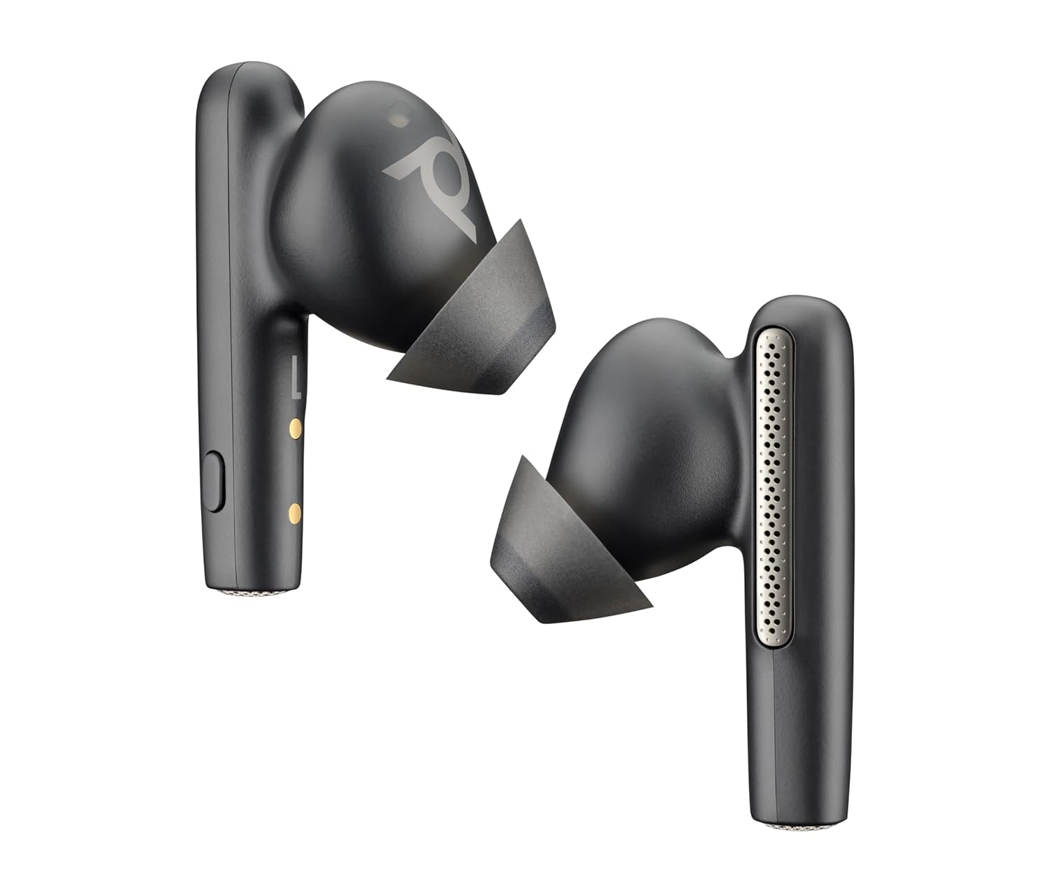 Poly (Plantronics + Polycom)Voyager Free 60 UC True Wireless Earbuds, In-Ear W/Noise-Canceling Mic, 5.8G, Compatible W/Iphone, Android, PC/Mac, Zoom, Teams, Up To 16.5 Hours Talk Time, Black, 7Y8L9AA