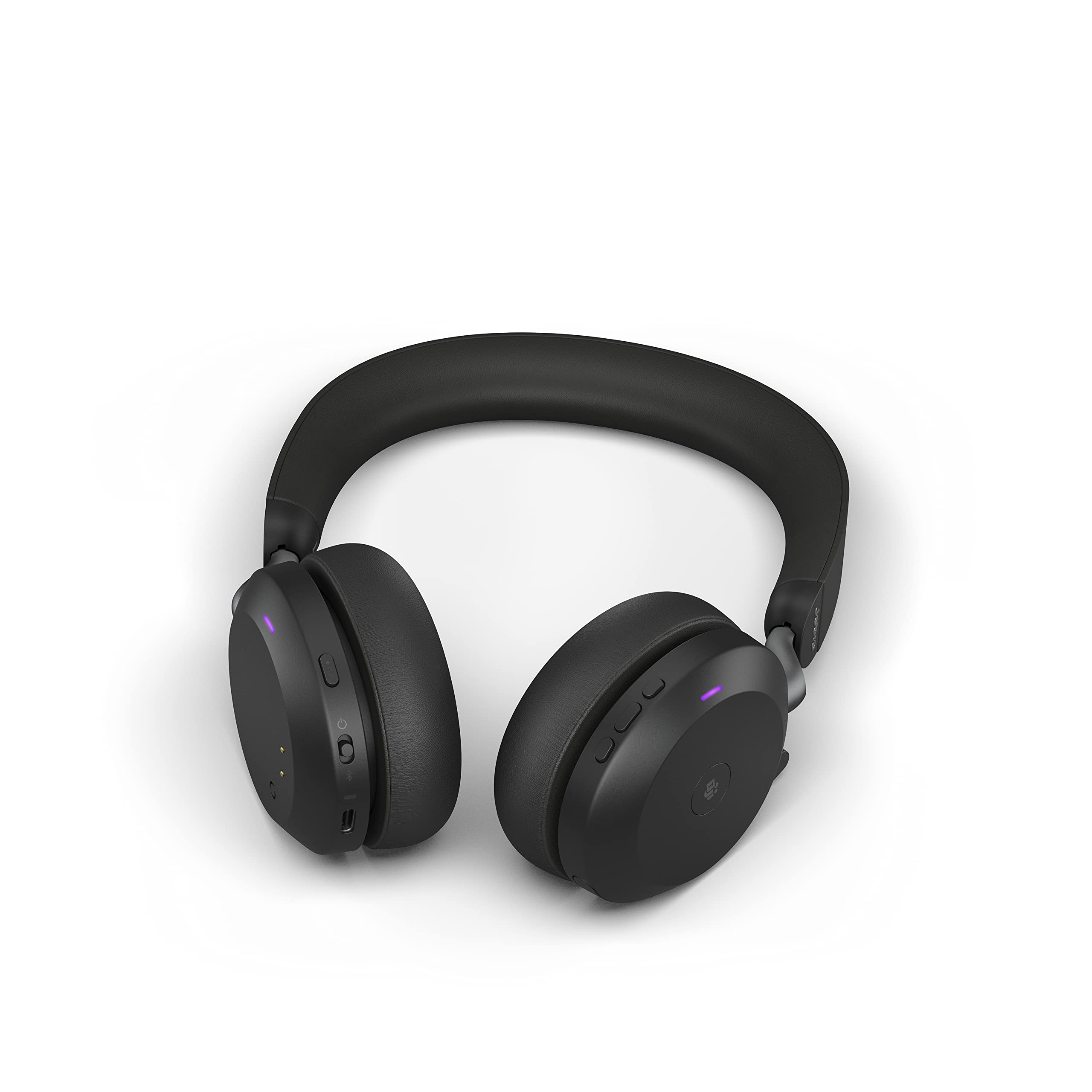 Jabra Evolve2 75 PC Wireless On Ear Headset with 8-Mic Technology - Dual Foam Stereo Headphones with Adjustable Advanced Active Noise Cancelling - Unboxed