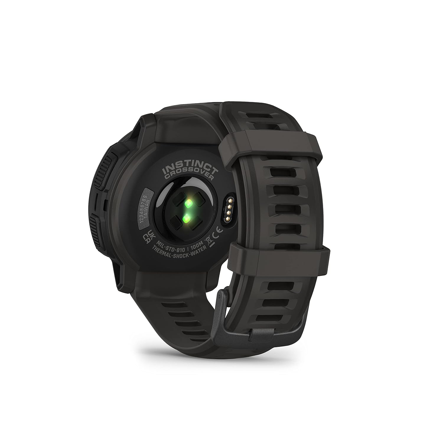 Garmin Instinct Crossover Solar Rugged Hybrid Smartwatch, Battery Upto 28 Days, 24/7 HR, SPO2, Revodrive Tech, Vo2 Max, Track Back, Multi GNSS, Reference Point, Advance Sleep Score MIL STD 810 - Unboxed
