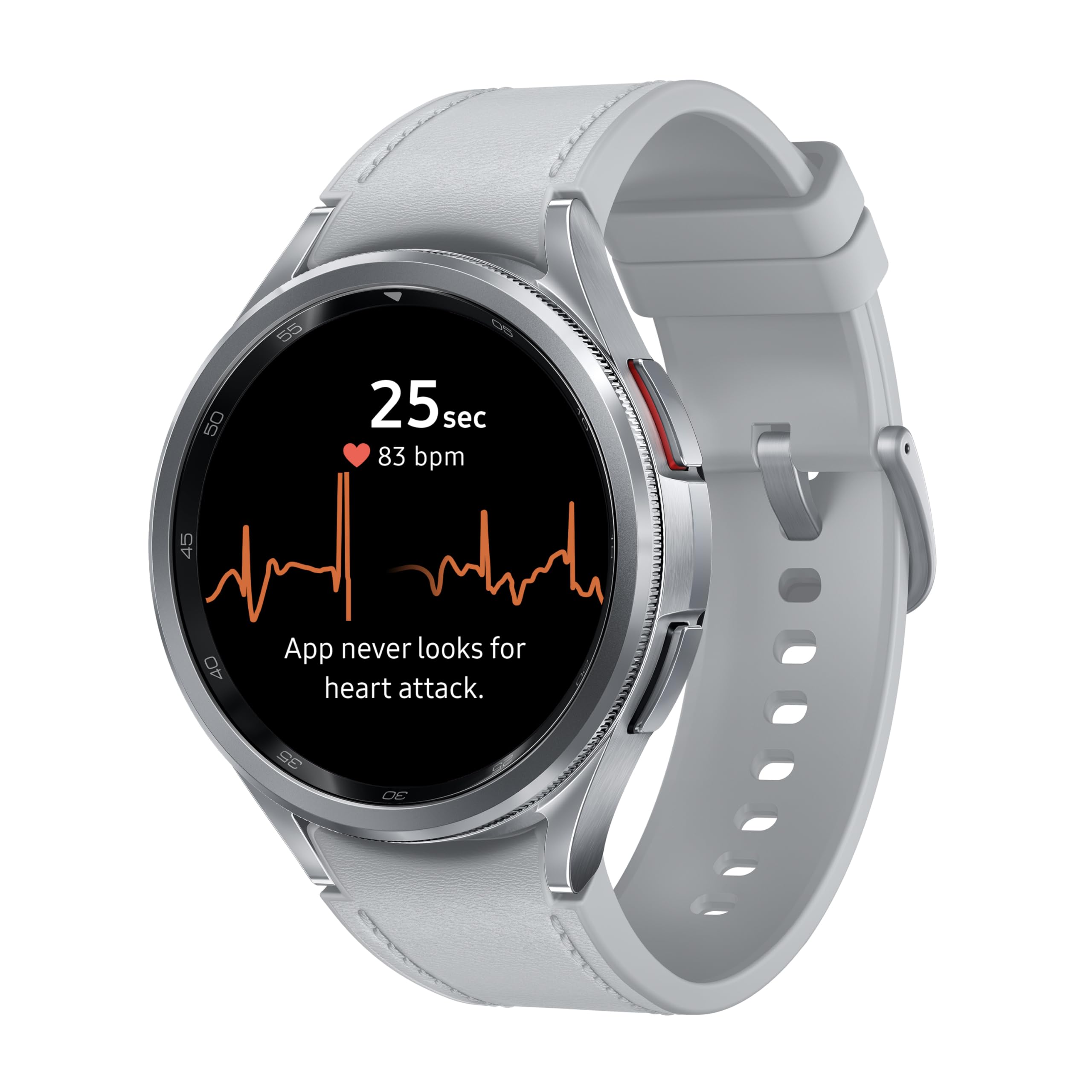 Samsung Galaxy Watch6 Classic Bluetooth (43mm, Black, Compatible with Android only) | Introducing BP & ECG Features