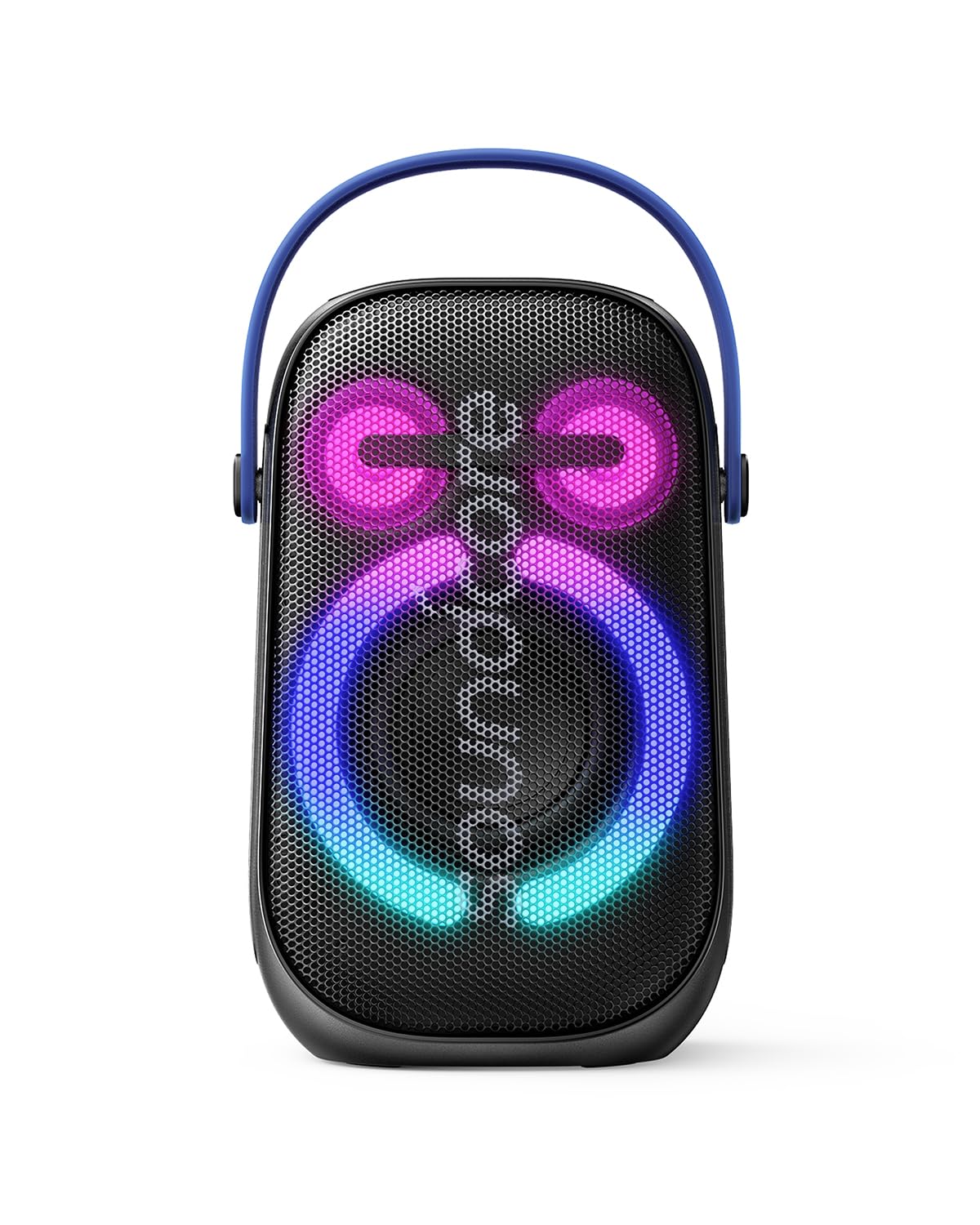 Soundcore Anker Rave Neo 2 Portable Speaker with 80W Stereo Sound,Partycast 2.0,Light Show,Ipx7 Waterproof(Floats On Water) 18H Playtime,Customizable Eq & Bass Up for Party,Backyard-Black,USB - Unboxed